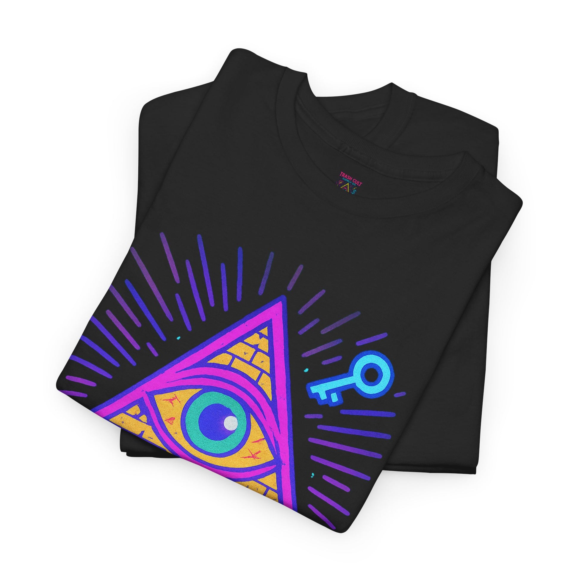 Don’t Trust Anyone – Limited Edition Neon All-Seeing Eye Tee | Gildan 5000 | Illuminasty Drop