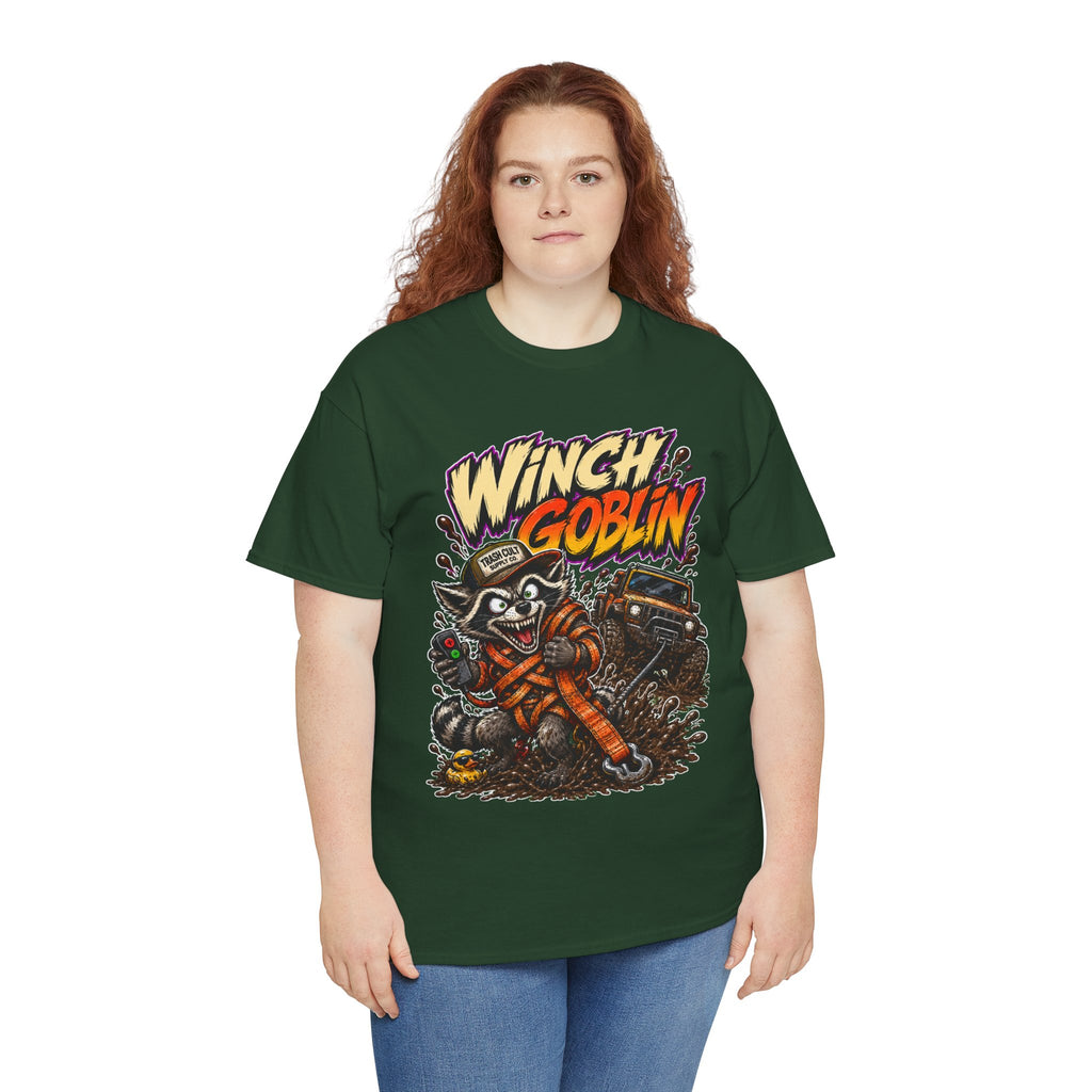 Winch Goblin Tee — Vintage Tow Truck Mechanic Graphic Shirt