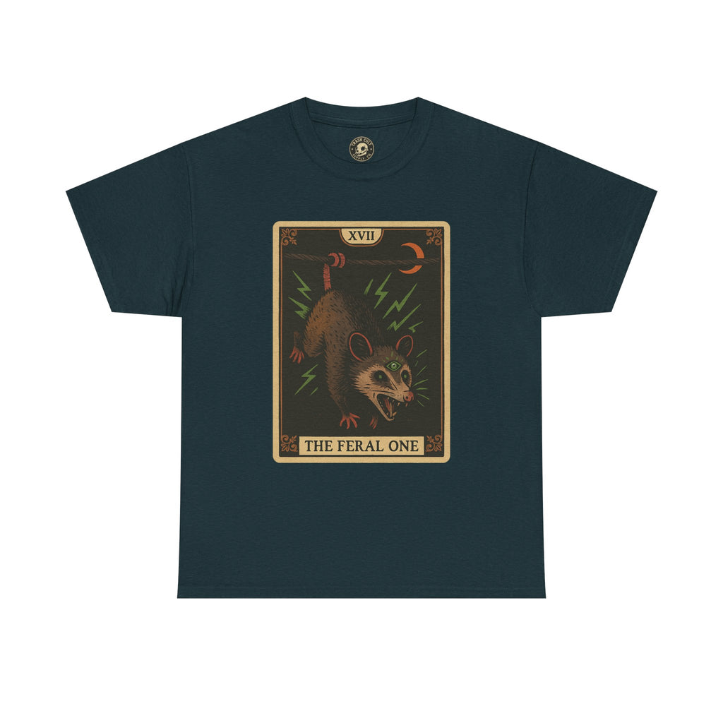 Feral One Graphic Tee - Quirky Unisex T-Shirt, Vintage Inspired, Animal Art, Casual Wear, Gifts for Him/Her