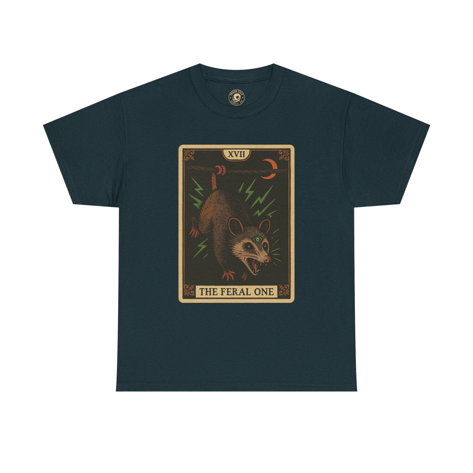 Feral One Graphic Tee - Quirky Unisex T-Shirt, Vintage Inspired, Animal Art, Casual Wear, Gifts for Him/Her