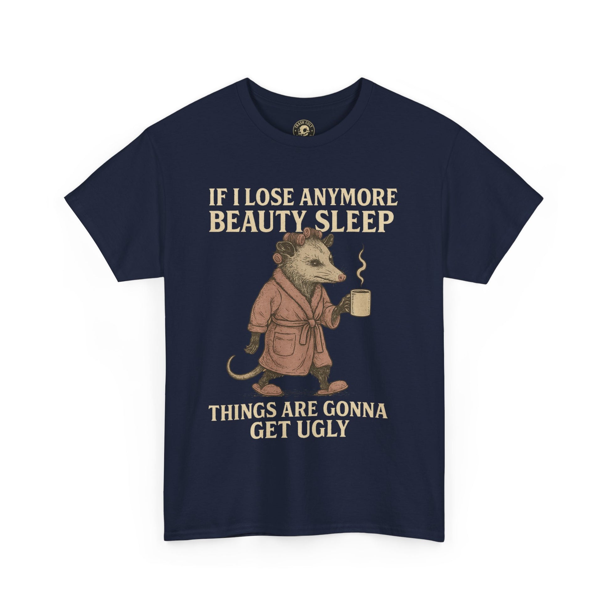 Funny Unisex Heavy Cotton Tee - "If I Lose Anymore Beauty Sleep, Things Are Gonna Get Ugly" - Gift, Sleepwear, Humor, Casual Wear, [...]