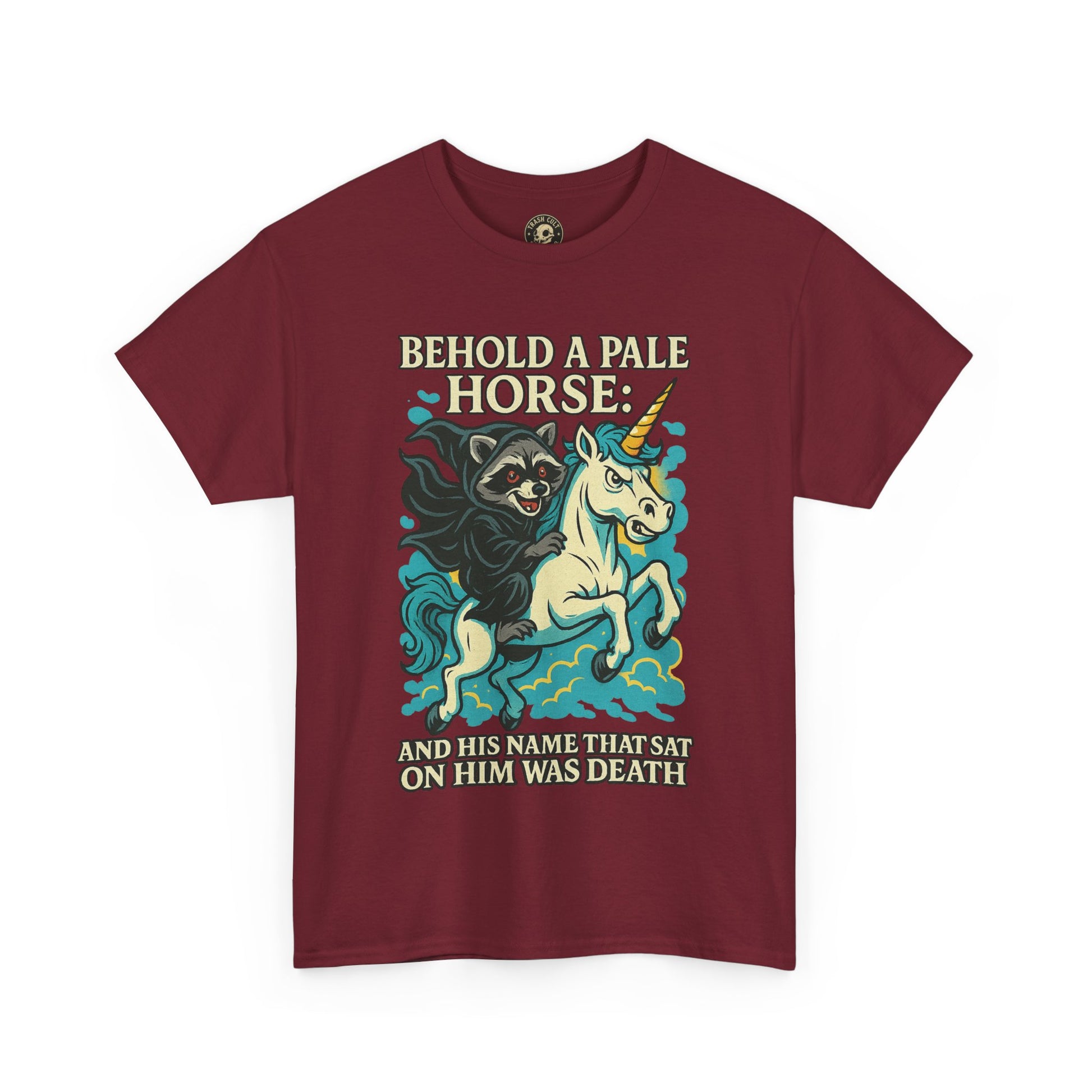 Behold a Pale Horse – Raccoon of Death Shirt | Gildan 5000 Unisex Tee