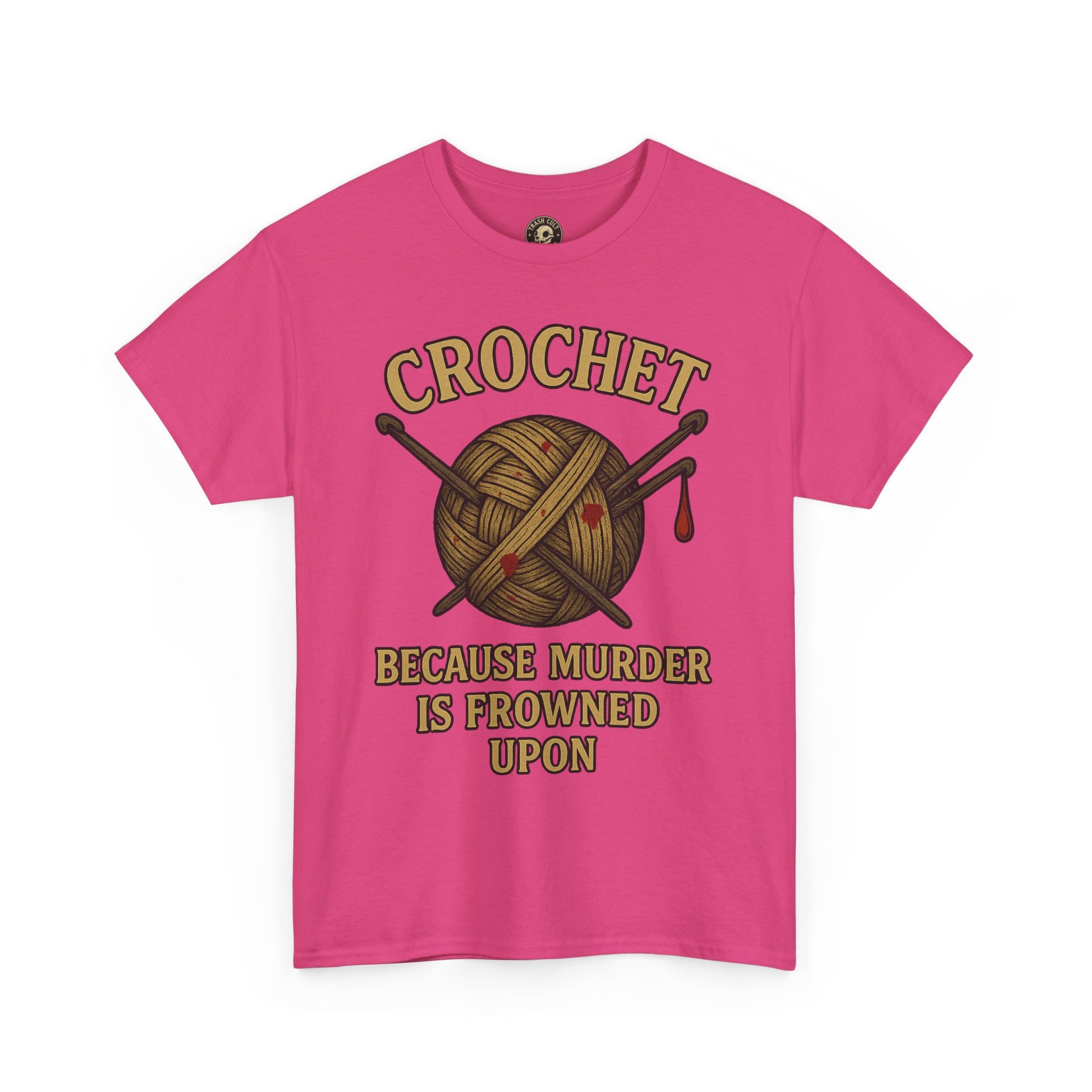 Crochet Humor Tee - Perfect for Crafters, Knitters, and Yarn Lovers - Gifts for Birthdays, Christmas, Craft Parties, and More
