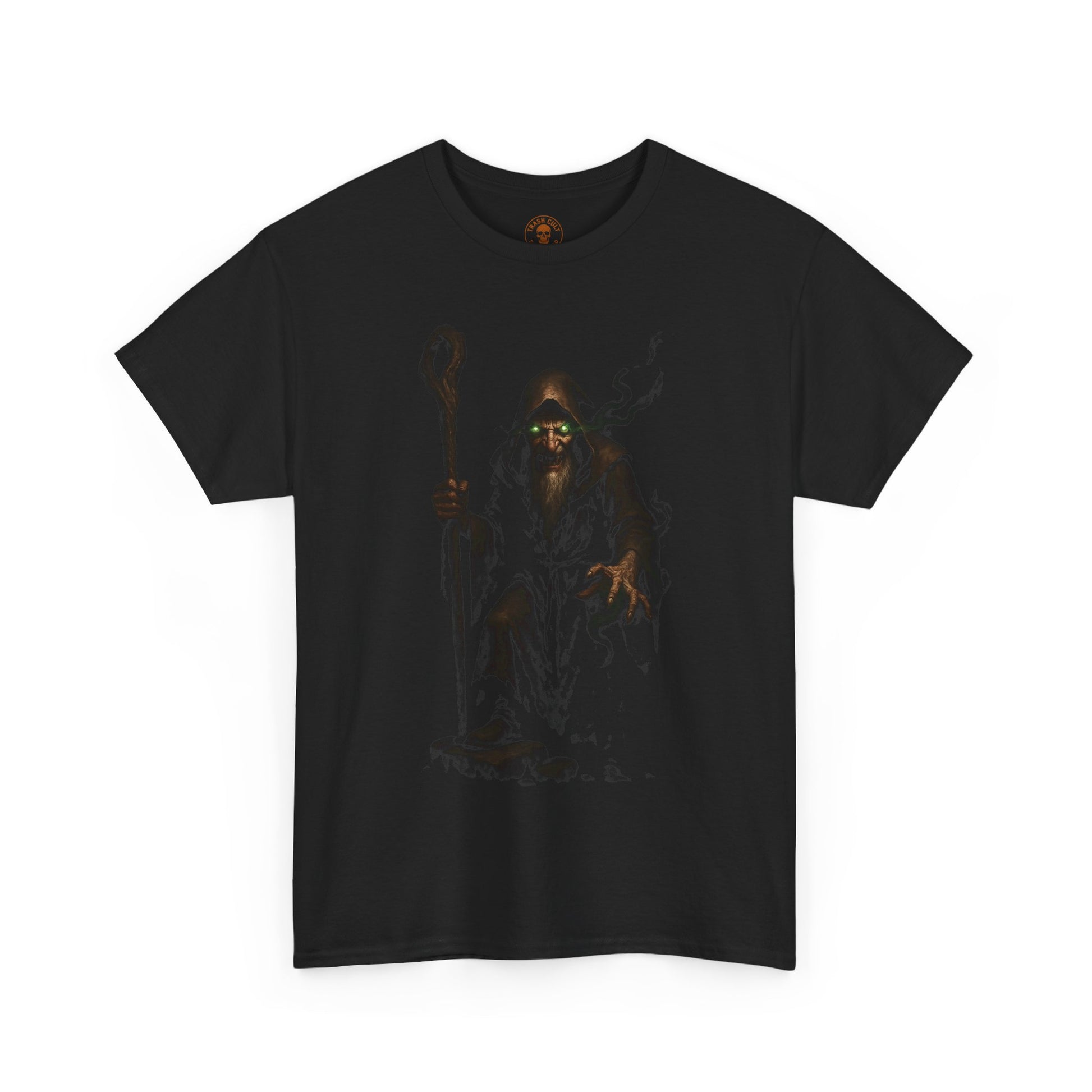 Warlock of Hollow Stones – Dark Fantasy Wizard T-Shirt - Relics of The End