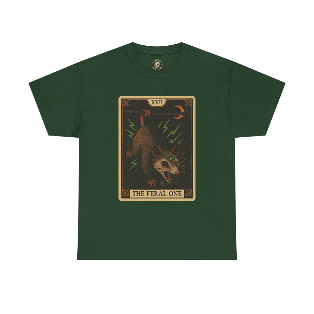 Feral One Graphic Tee - Quirky Unisex T-Shirt, Vintage Inspired, Animal Art, Casual Wear, Gifts for Him/Her