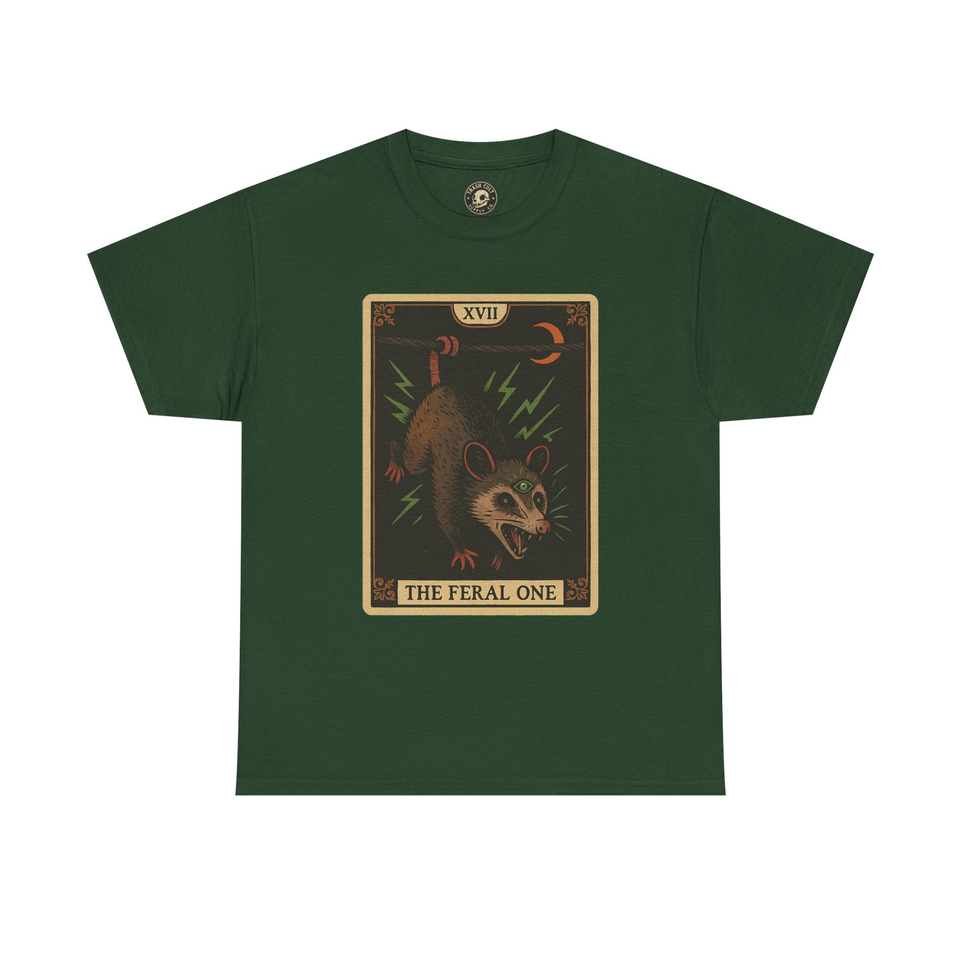Feral One Graphic Tee - Quirky Unisex T-Shirt, Vintage Inspired, Animal Art, Casual Wear, Gifts for Him/Her