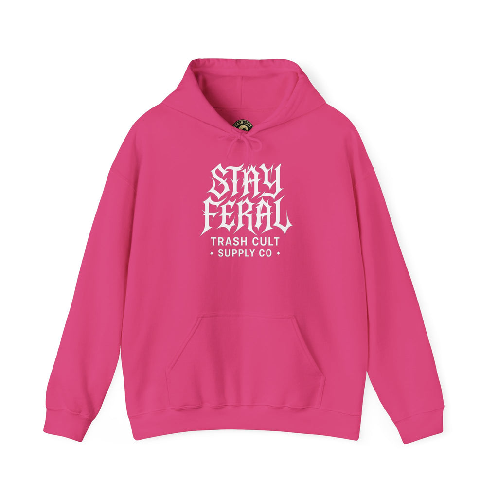Stay Feral Gothic Hoodie – Trash Cult Supply Co Unisex Pullover