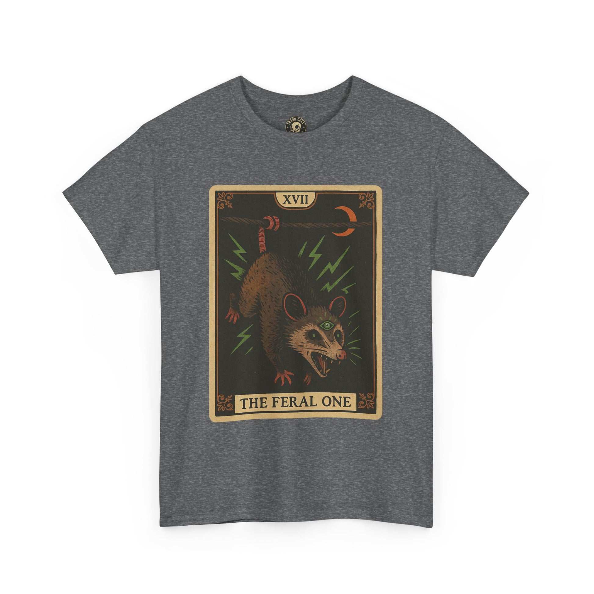Feral One Graphic Tee - Quirky Unisex T-Shirt, Vintage Inspired, Animal Art, Casual Wear, Gifts for Him/Her