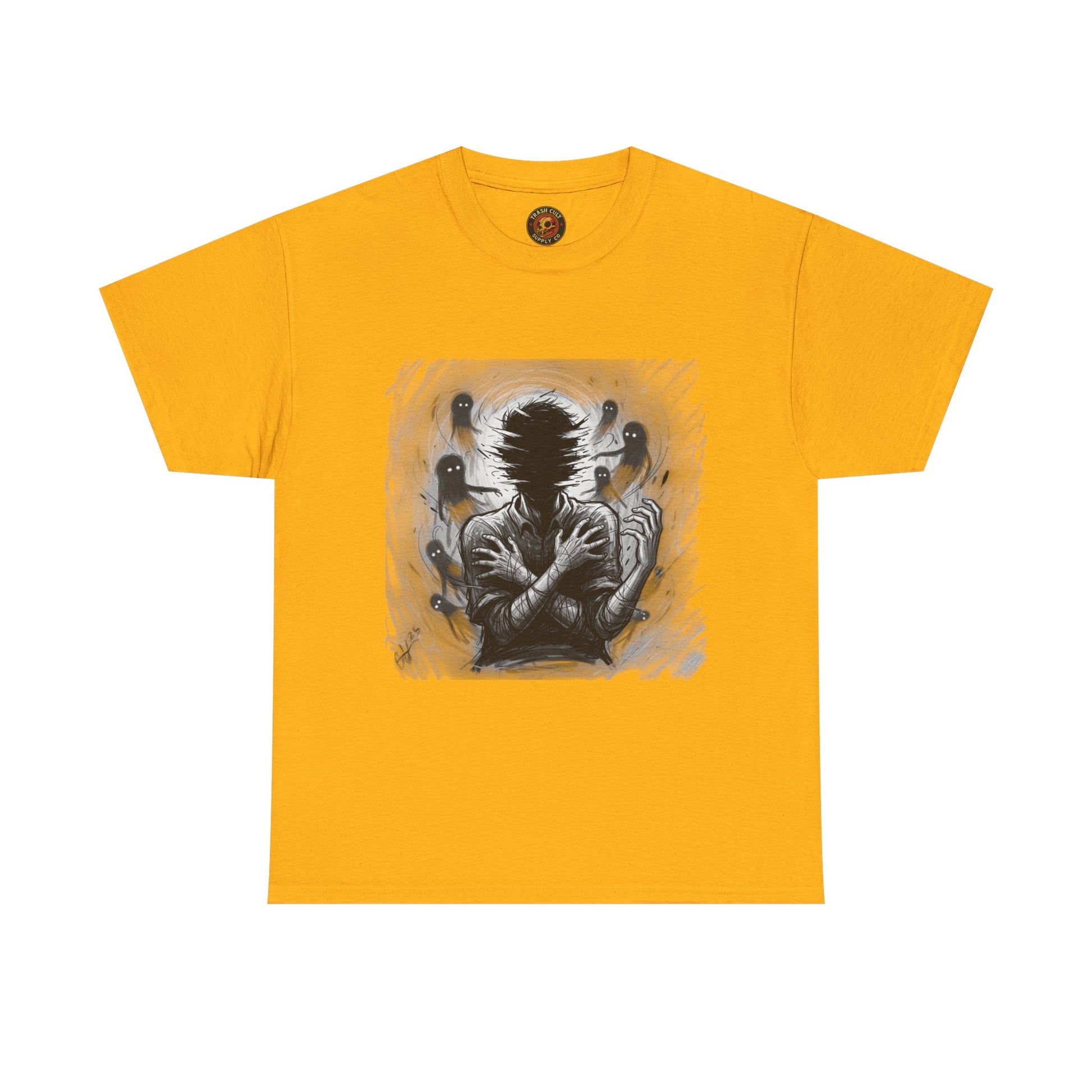 Xian Allen x Trash Cult Shirt – “Don’t Let Them In” | Ghost Spiral Emotional Horror Tee