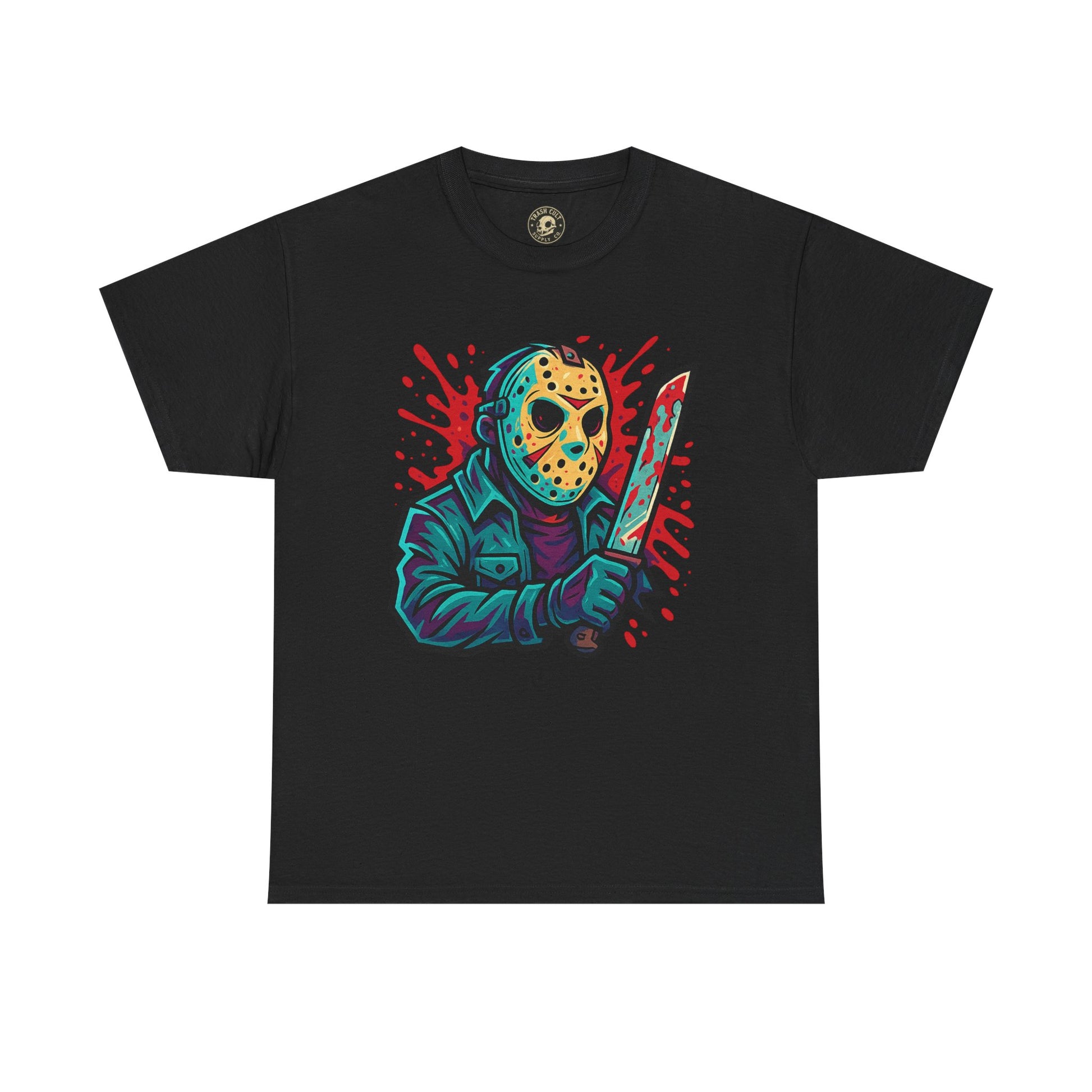 Jason Voorhees Graffiti Shirt – New School Horror Art on Gildan 5000