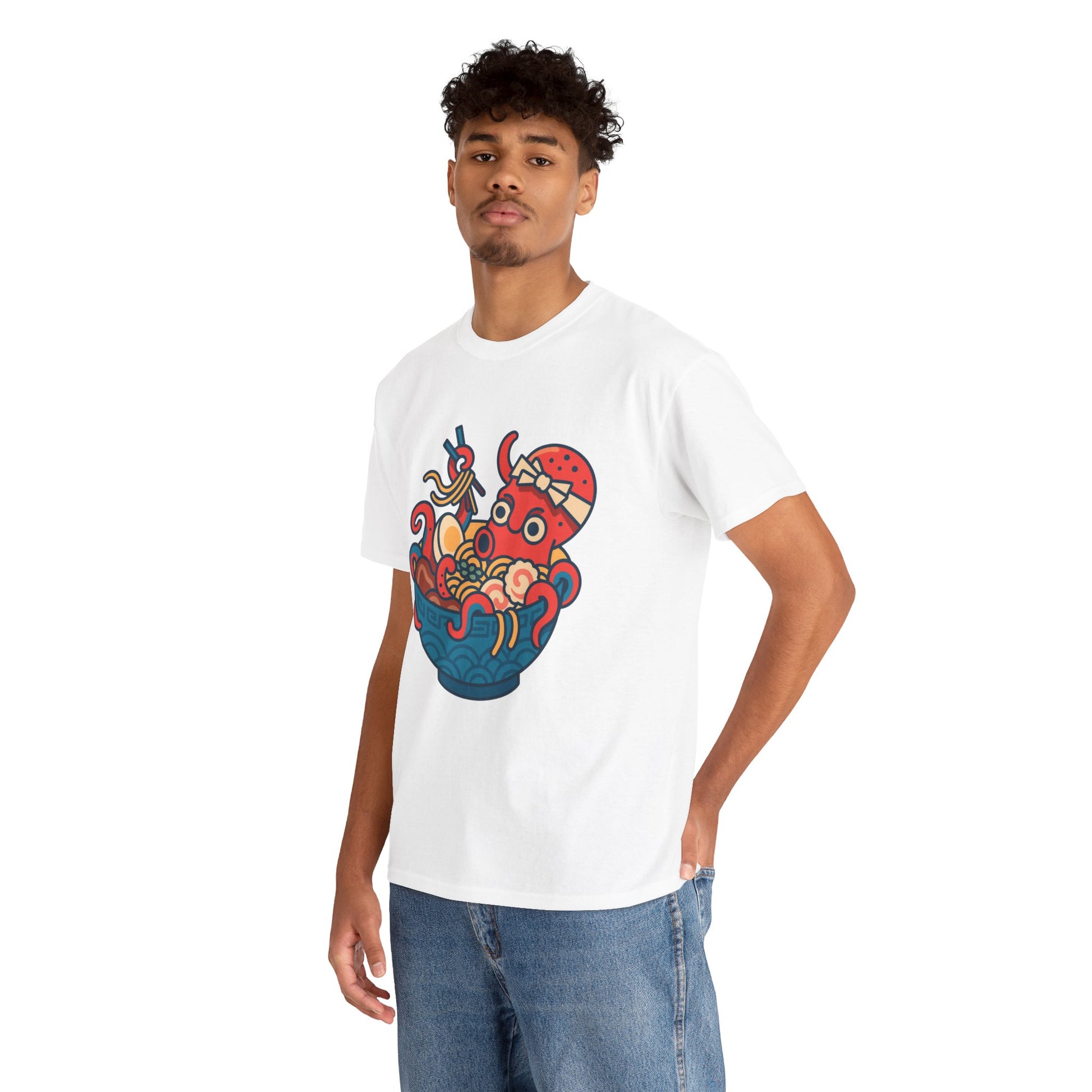 Octopus Ramen Bowl Shirt – Funny Japanese Noodle Graphic Tee