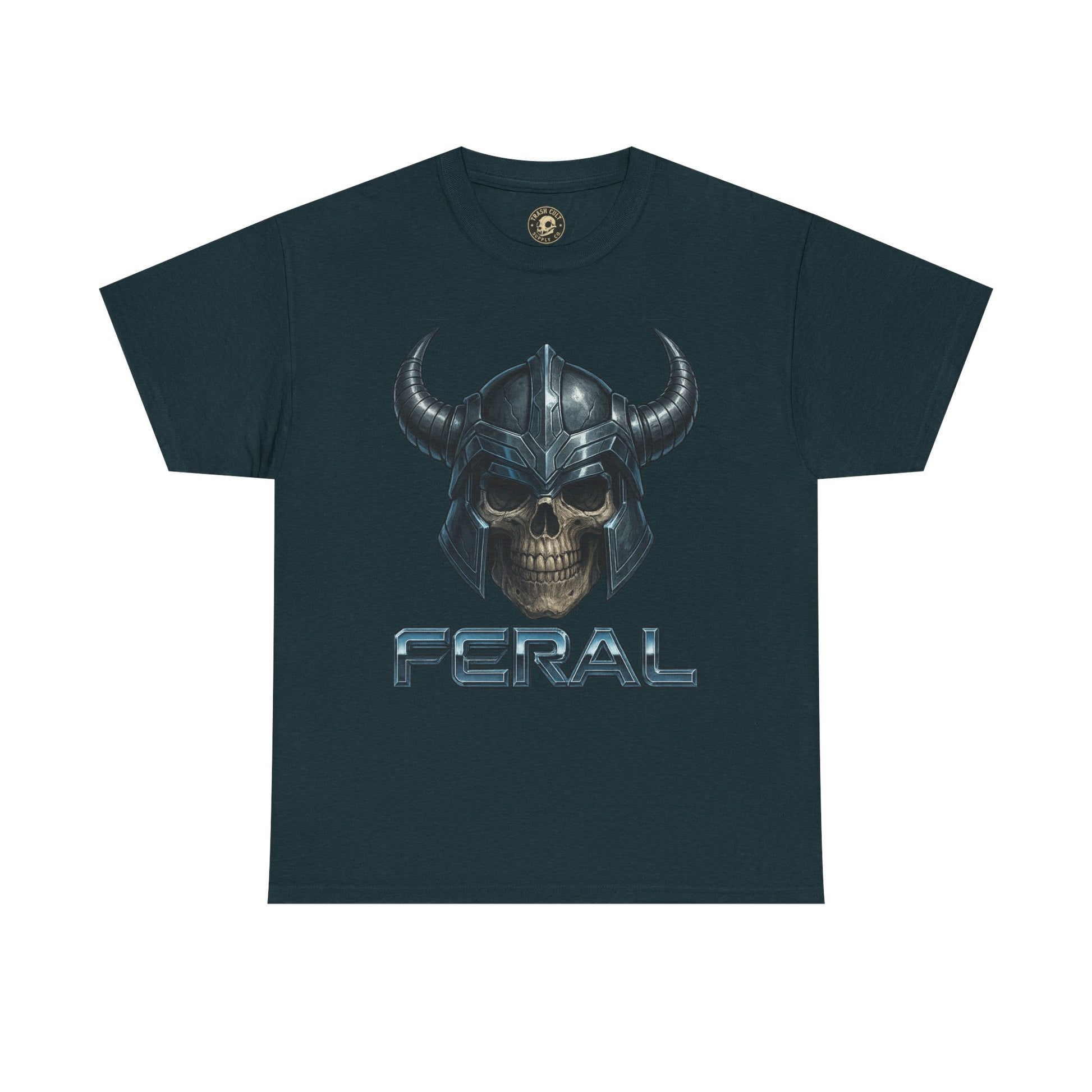 Feral Skull Graphic Tee, Unisex Cotton Shirt, Casual Wear, Gamer Apparel, Unique Gift for Fans