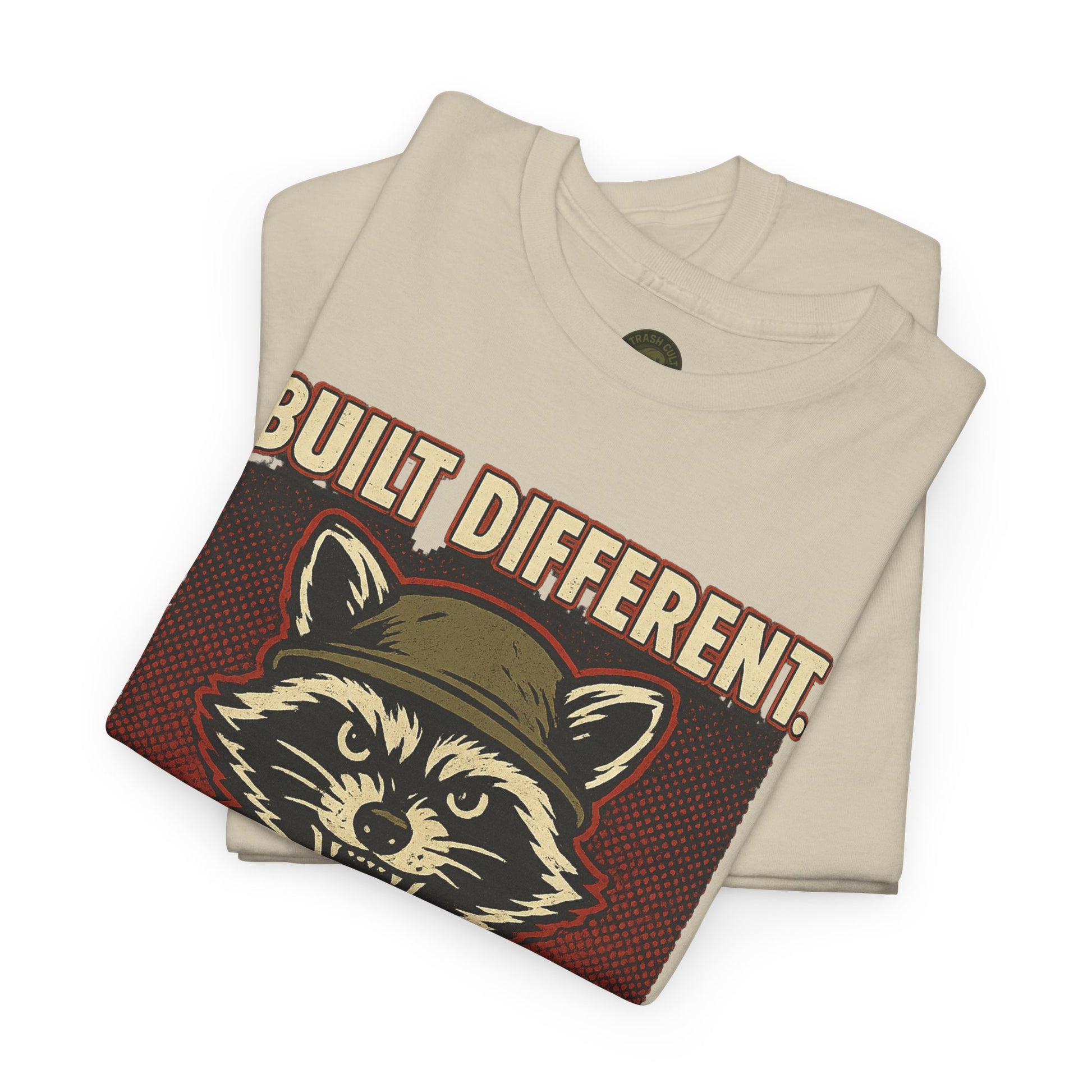 Built Different Diagnosed For It Military Raccoon Shirt – Gildan 5000