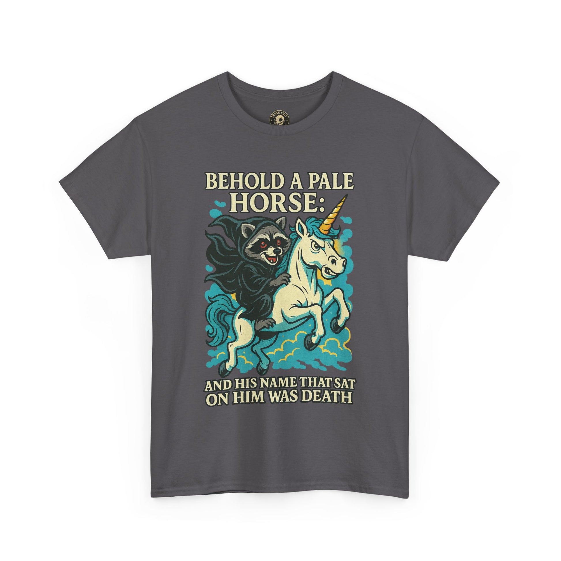 Behold a Pale Horse – Raccoon of Death Shirt | Gildan 5000 Unisex Tee