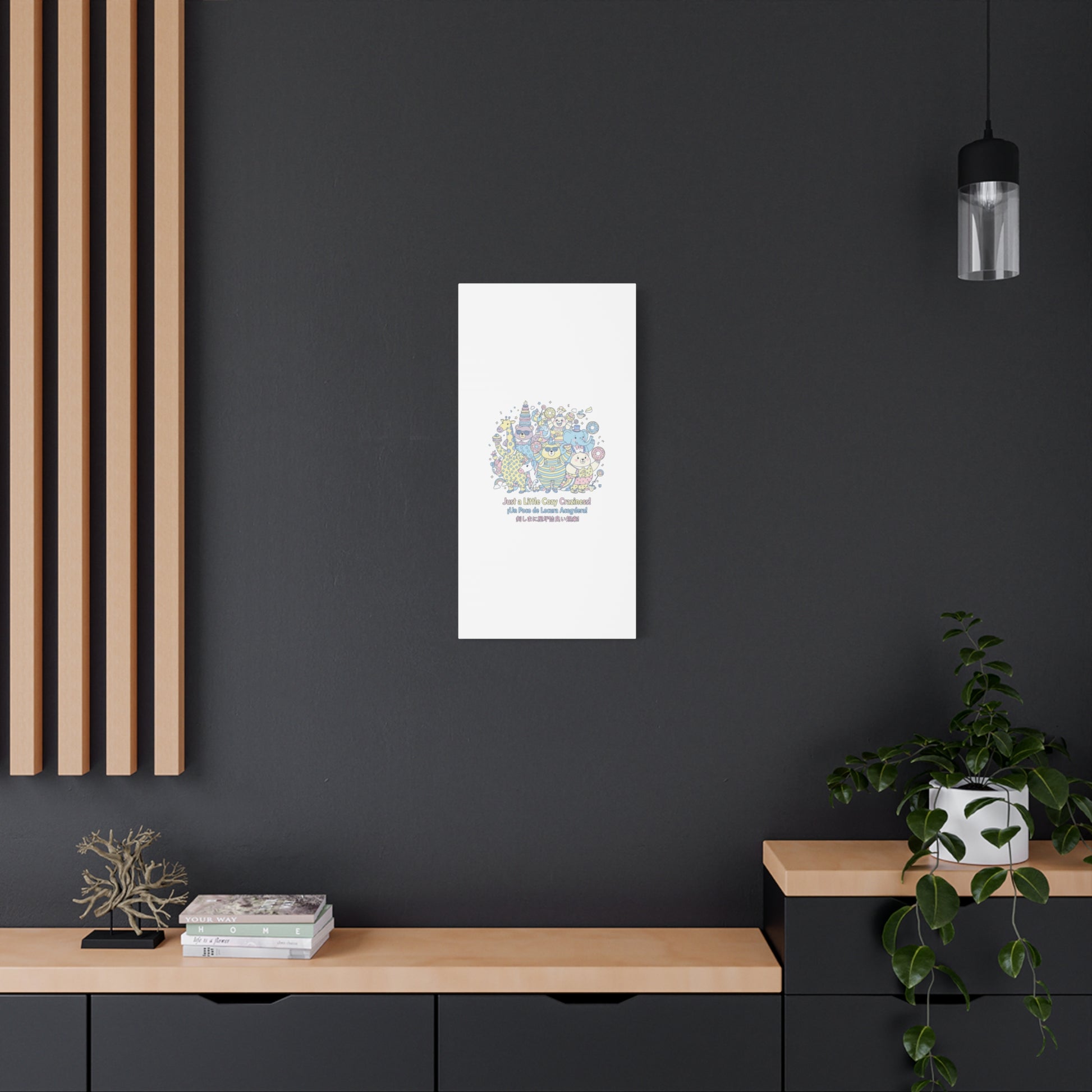 Cozy Craziness Canvas | mildly unhinged cute, whimsical weird