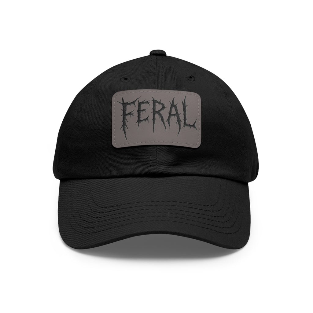 FERAL Embroidered Leather Patch Hat – Trash Cult Supply Co.