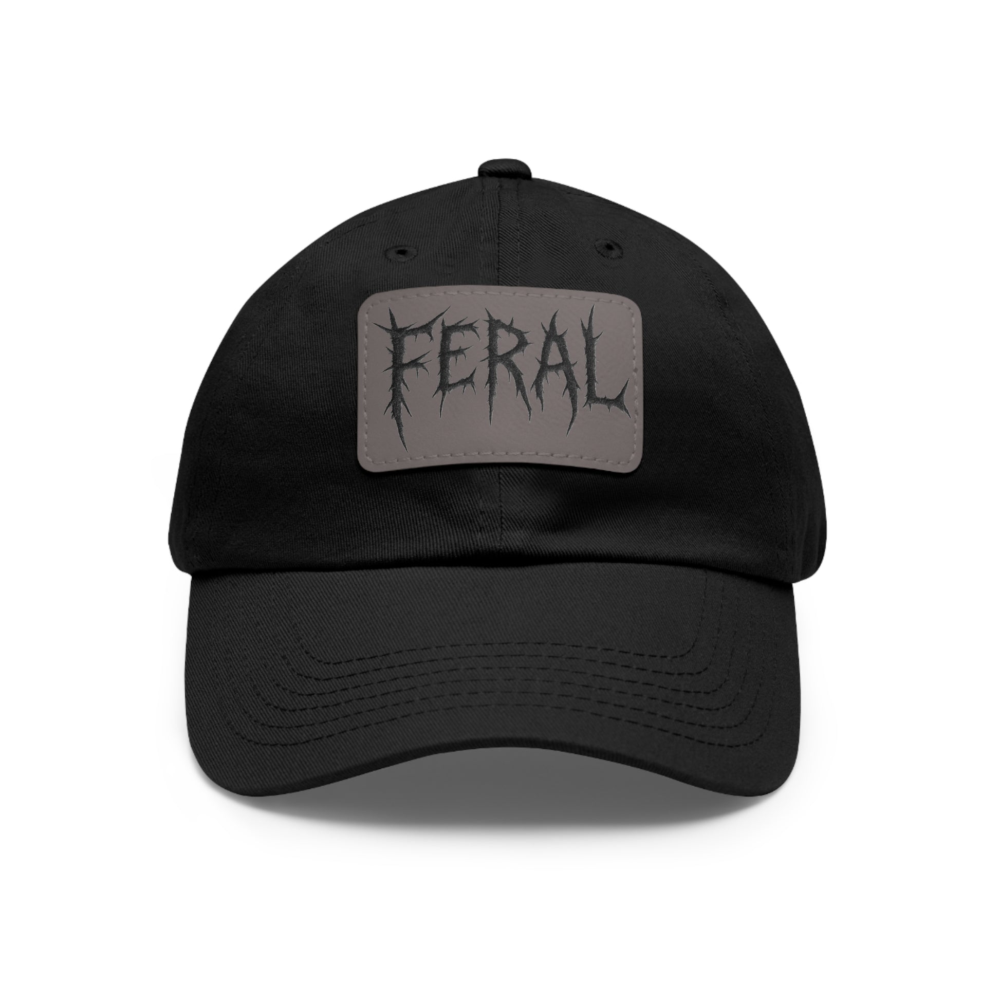 FERAL Embroidered Leather Patch Hat – Trash Cult Supply Co.