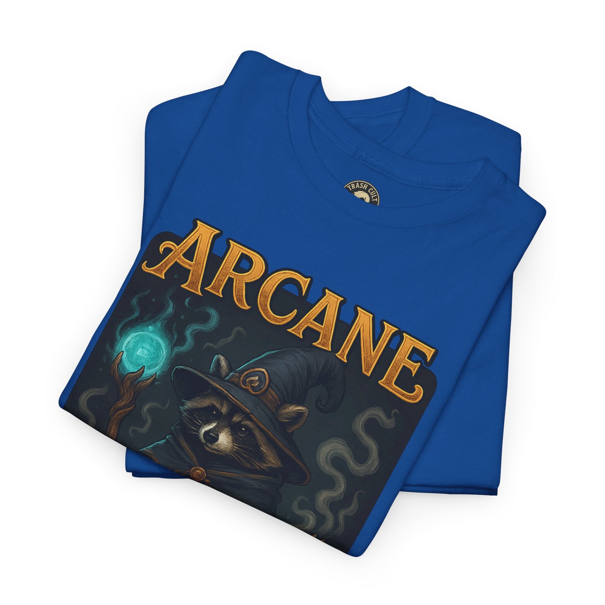 Arcane Trash Cult Unisex Heavy Cotton Tee, Cult Merchandise, Witchy Style, Halloween Tee, Casual Everyday Wear