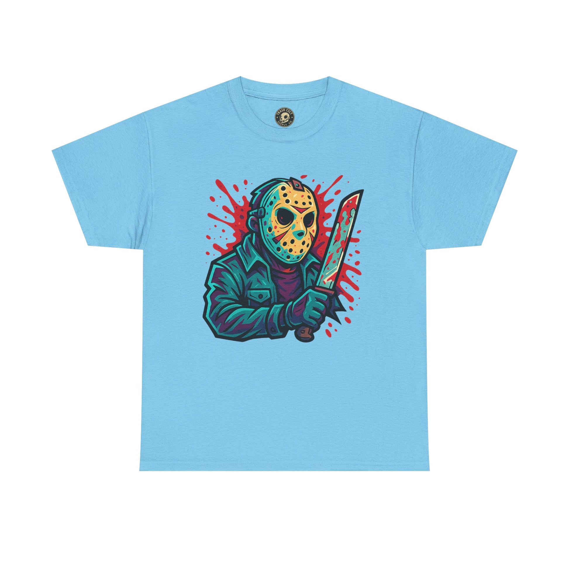 Jason Voorhees Graffiti Shirt – New School Horror Art on Gildan 5000