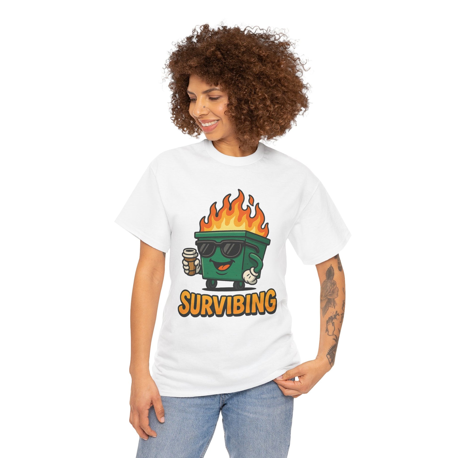 Survibing Shirt – High Visibility Safety Colors – Gildan 5000 Unisex Tee