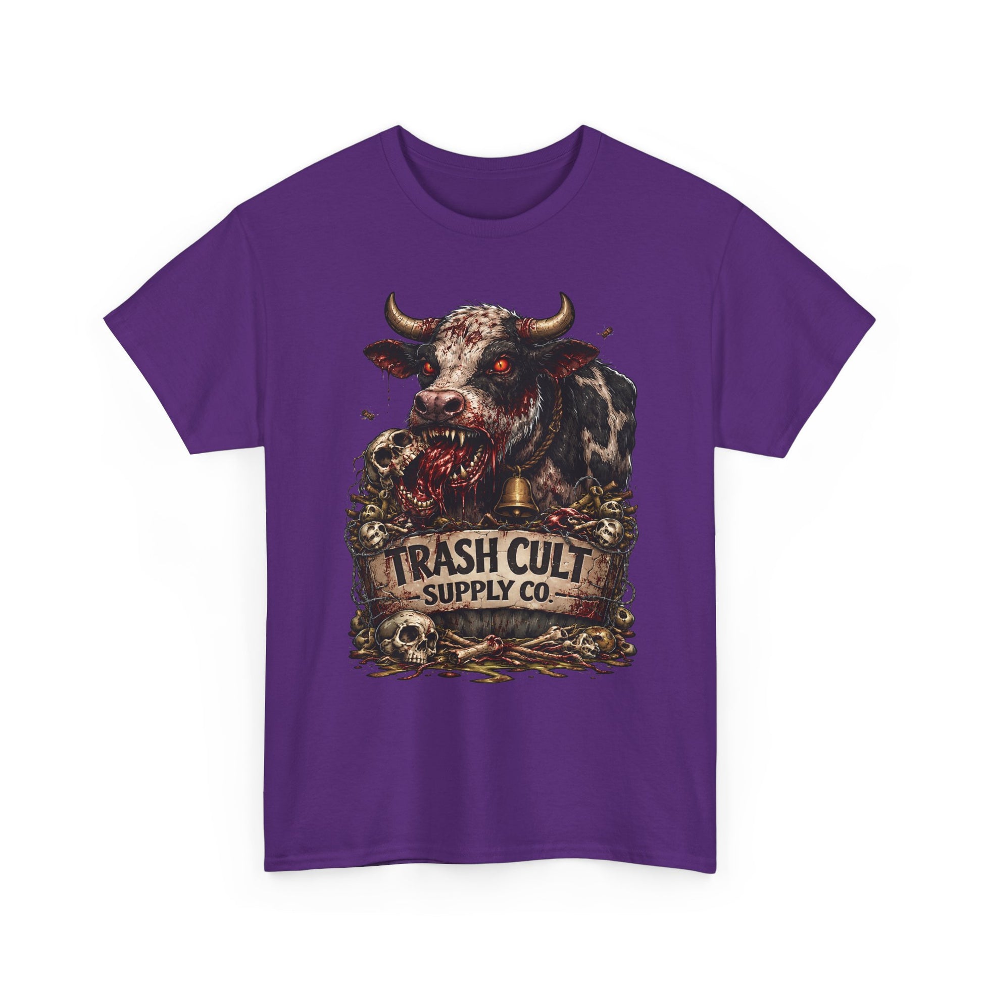 Trash Cult Supply Co. Cow Skull Tee
