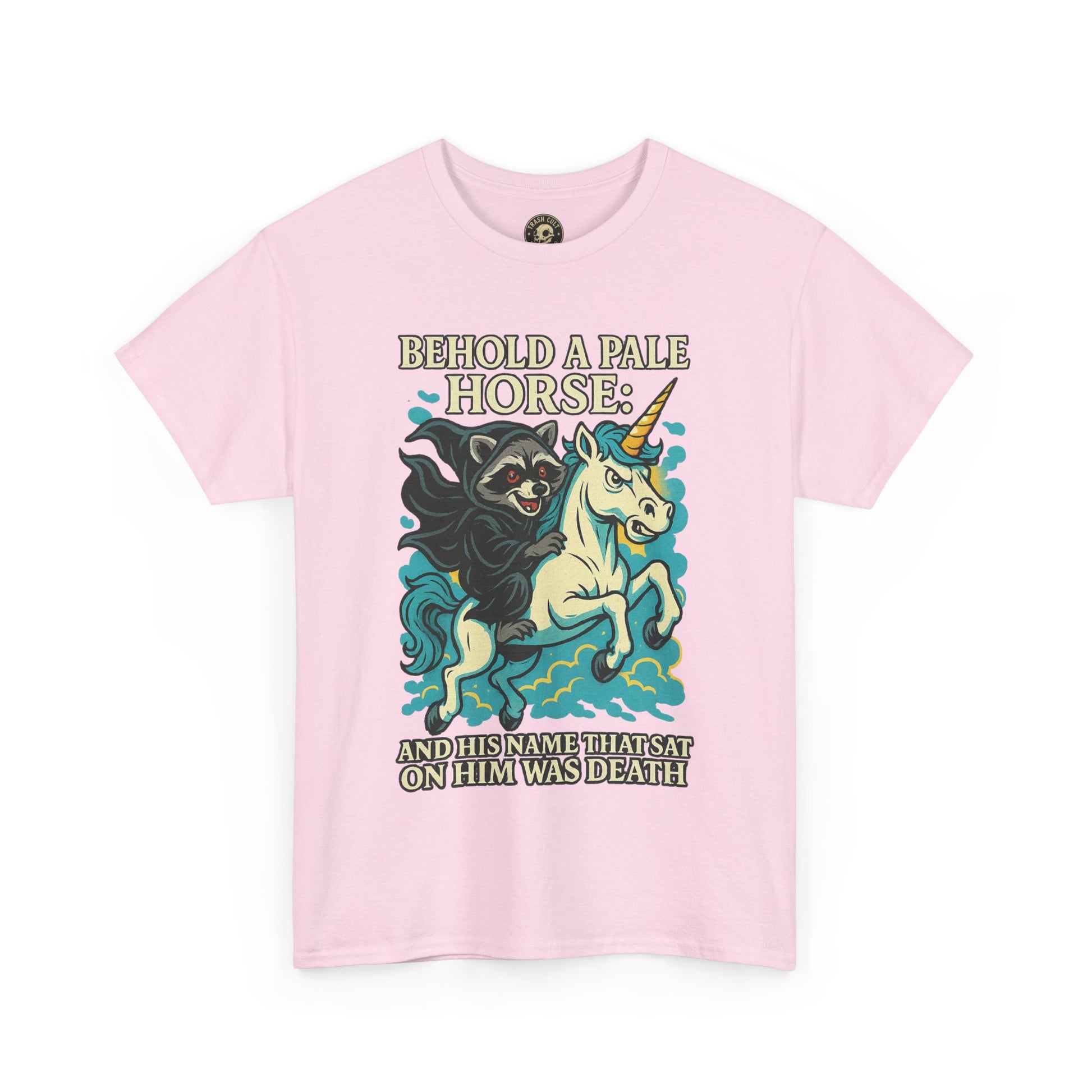 Behold a Pale Horse – Raccoon of Death Shirt | Gildan 5000 Unisex Tee