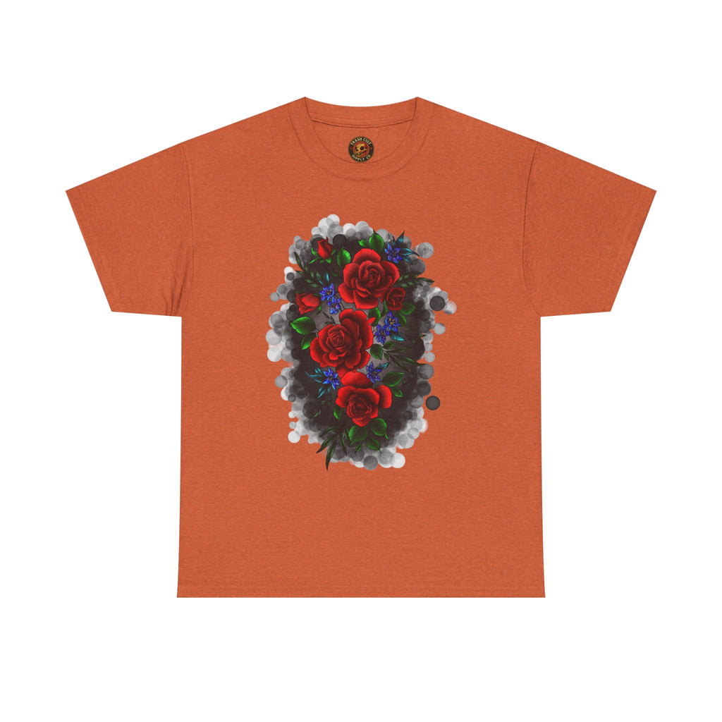 Floral Smoke Tattoo T-Shirt – Lara Davenport x Trash Cult Supply Co. Collab (Gildan 5000)