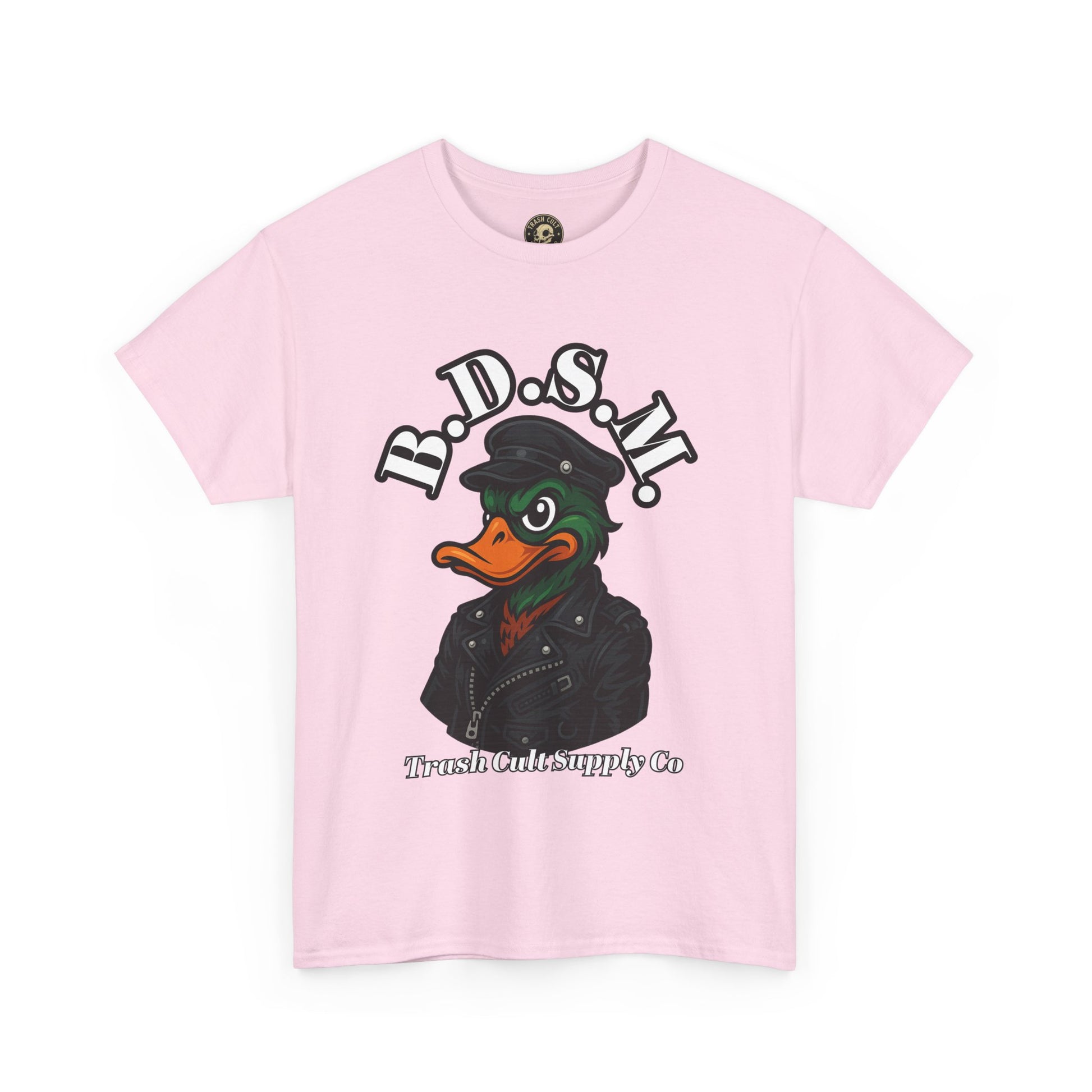 BDSM Mallard Duck Biker Shirt – Funny Biker Duck Tee on Gildan 5000