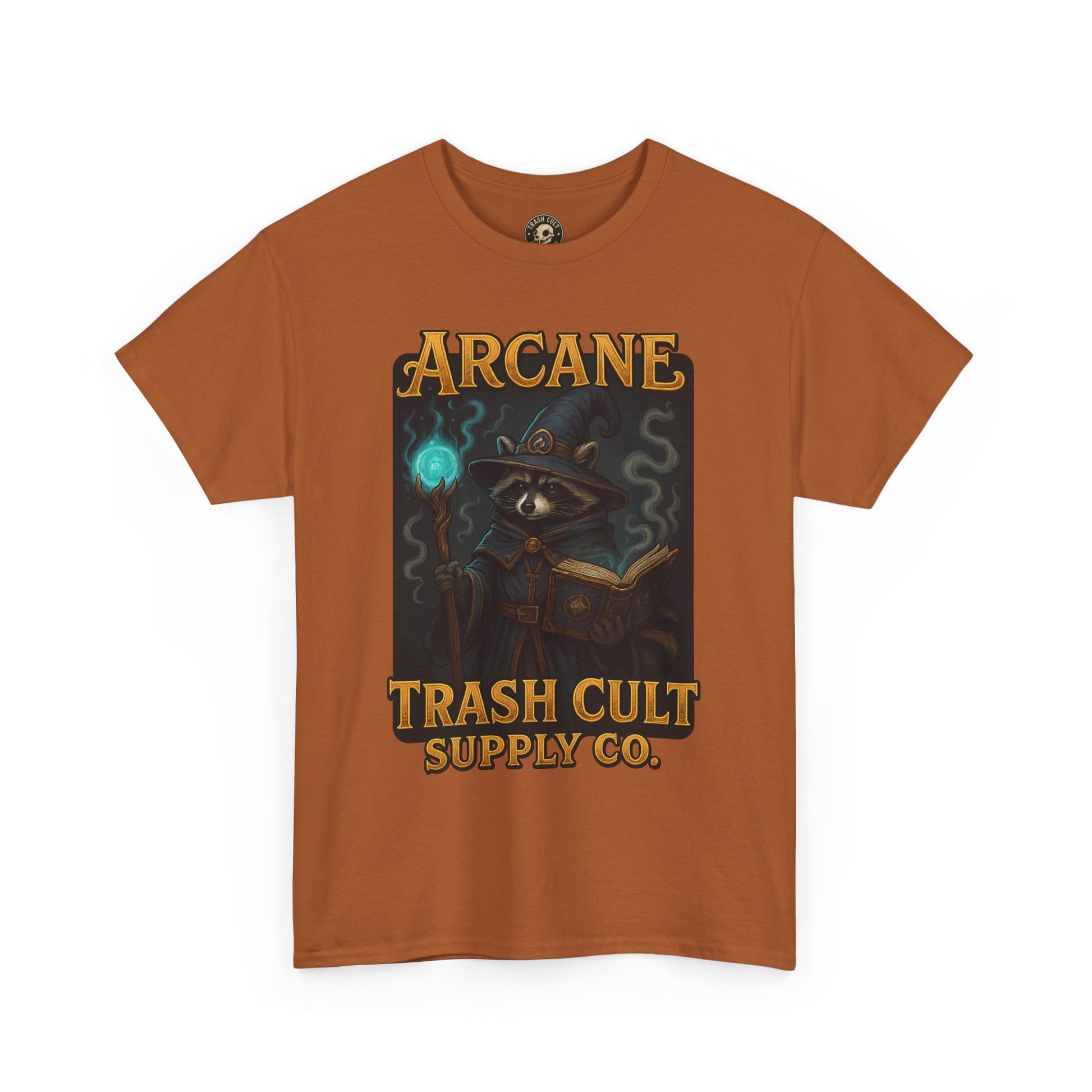 Arcane Trash Cult Unisex Heavy Cotton Tee, Cult Merchandise, Witchy Style, Halloween Tee, Casual Everyday Wear