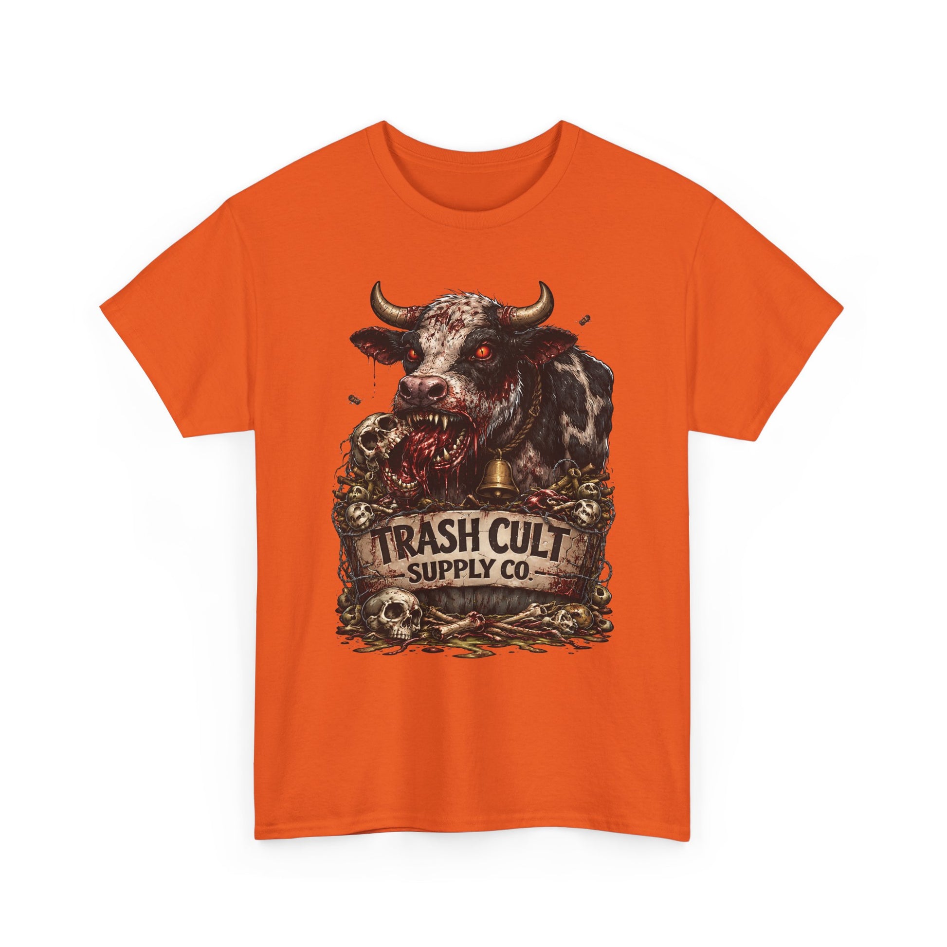 Trash Cult Supply Co. Cow Skull Tee