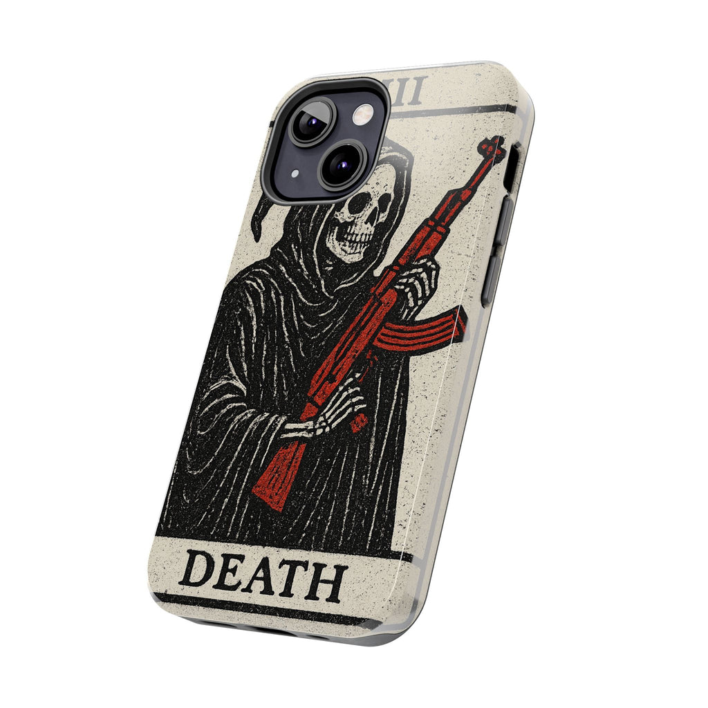 Grim Reaper Phone Case, Tough Phone Case for Gamers, Unique Smartphone Accessories, Halloween Decor, Death-Inspired Gift