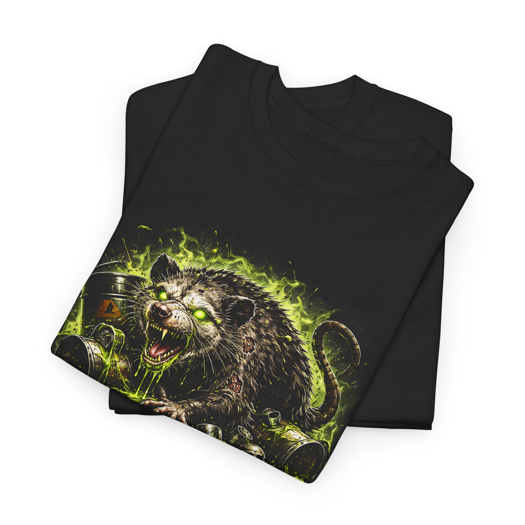 Feral Rise Graphic Tee — Fierce Raccoon Streetwear T‑Shirt