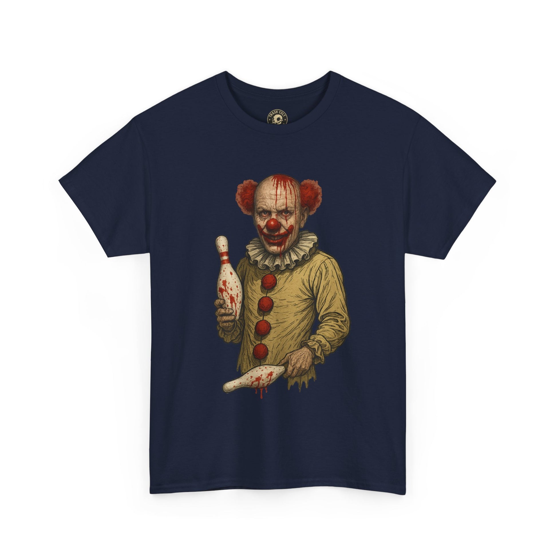 Spooky Clown Unisex Tee | Horror Fan Shirt, Halloween Costume, Graphic Tee, Horror Movie Merchandise, Unique Gift
