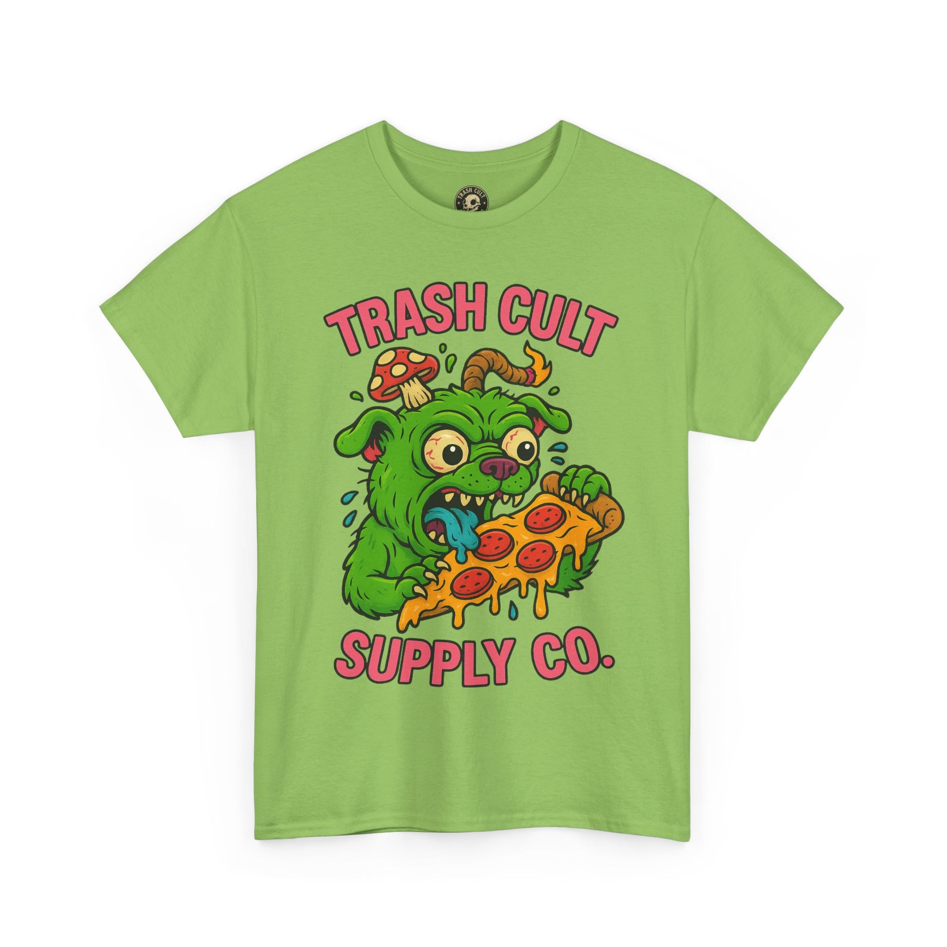 Feral Pizza Monster Shirt – Trash Cult Supply Co | Gildan 5000 Graphic Tee
