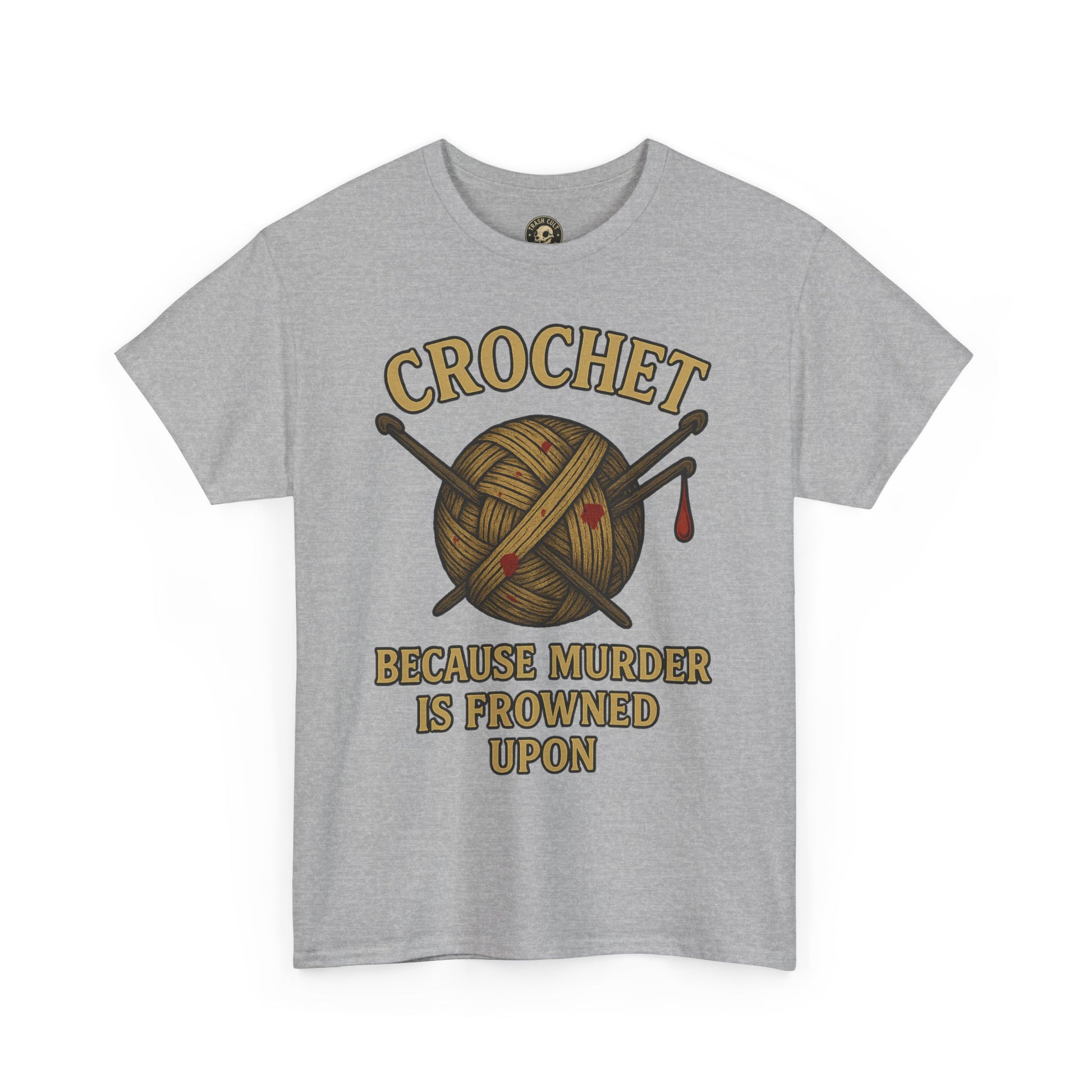 Crochet Humor Tee - Perfect for Crafters, Knitters, and Yarn Lovers - Gifts for Birthdays, Christmas, Craft Parties, and More