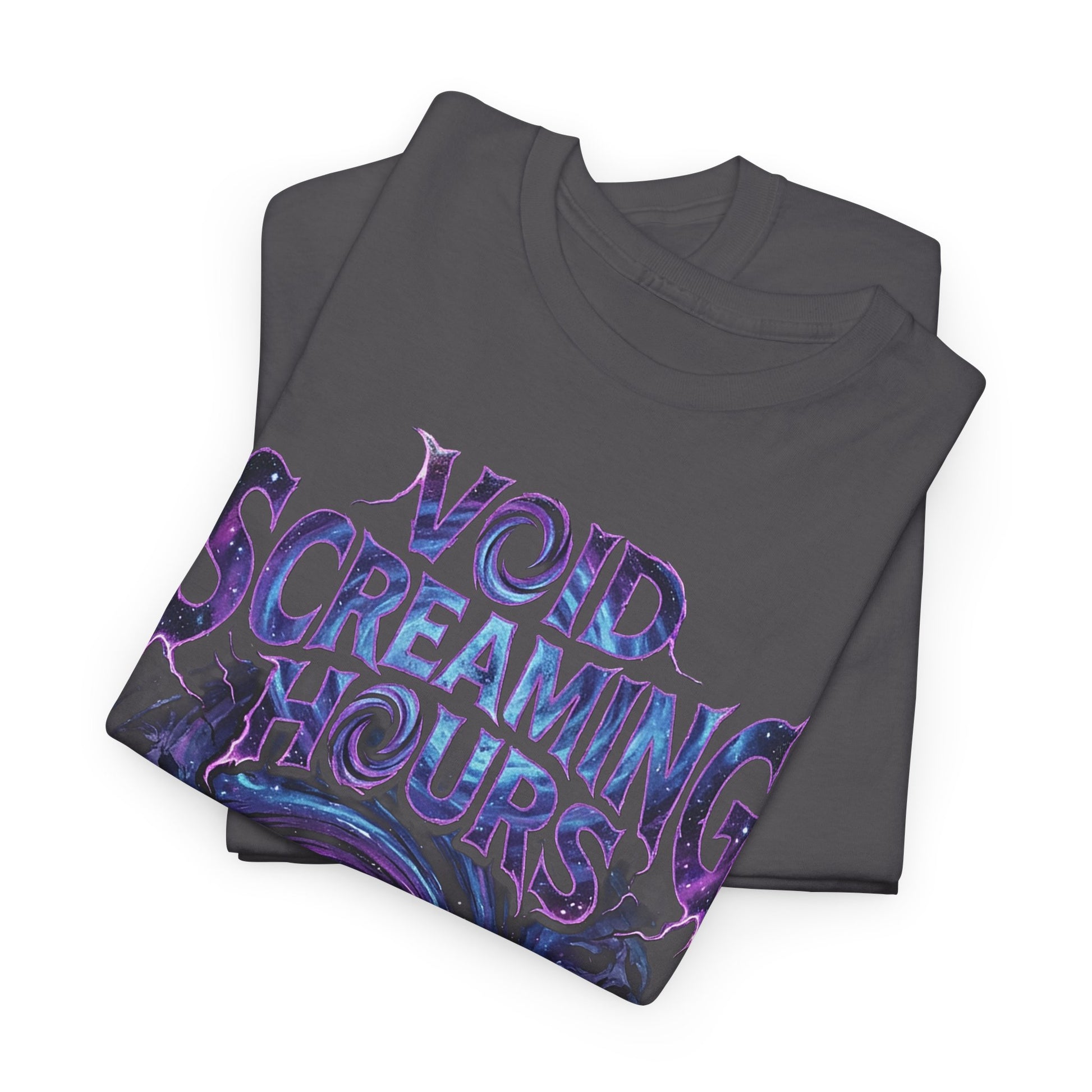 Void Screaming Hours Tee — Gothic Cosmic Horror T‑Shirt