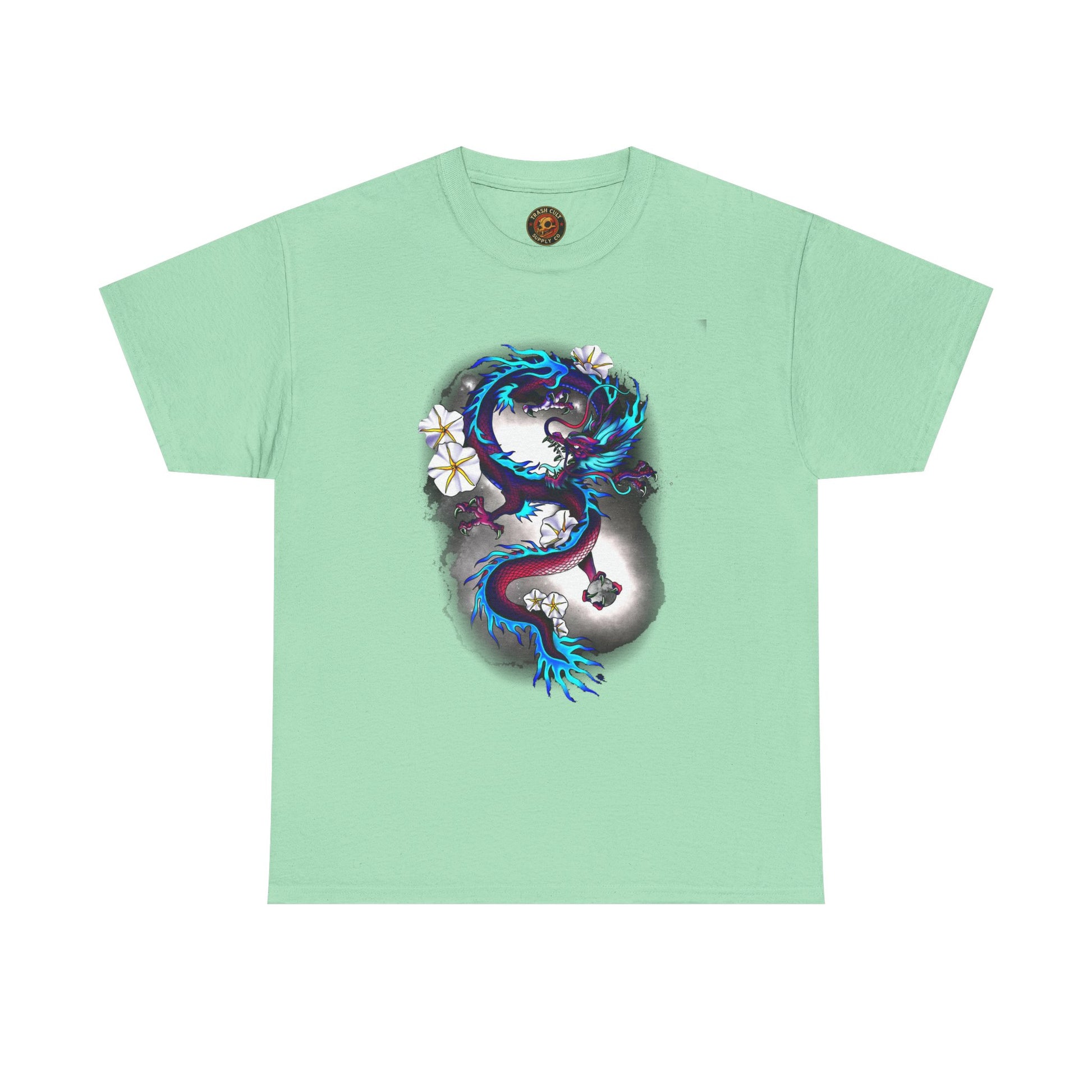 Electric Dragon Tattoo T-Shirt – Lara Davenport x Trash Cult Supply Co. Collab (Gildan 5000)