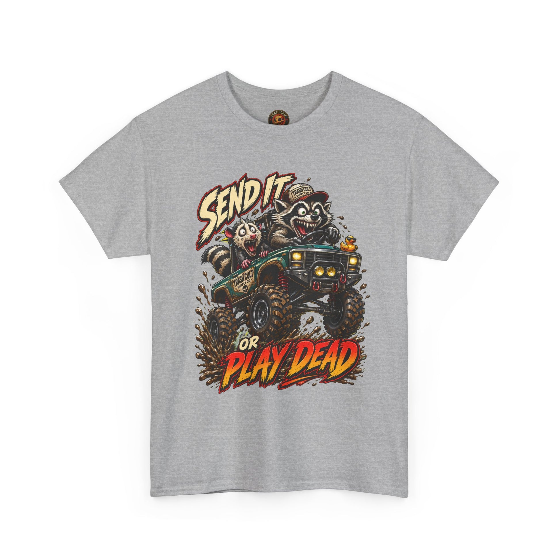 T-Shirt — 'Send It or Play Dead' Off‑Road Truck Graphic Tee