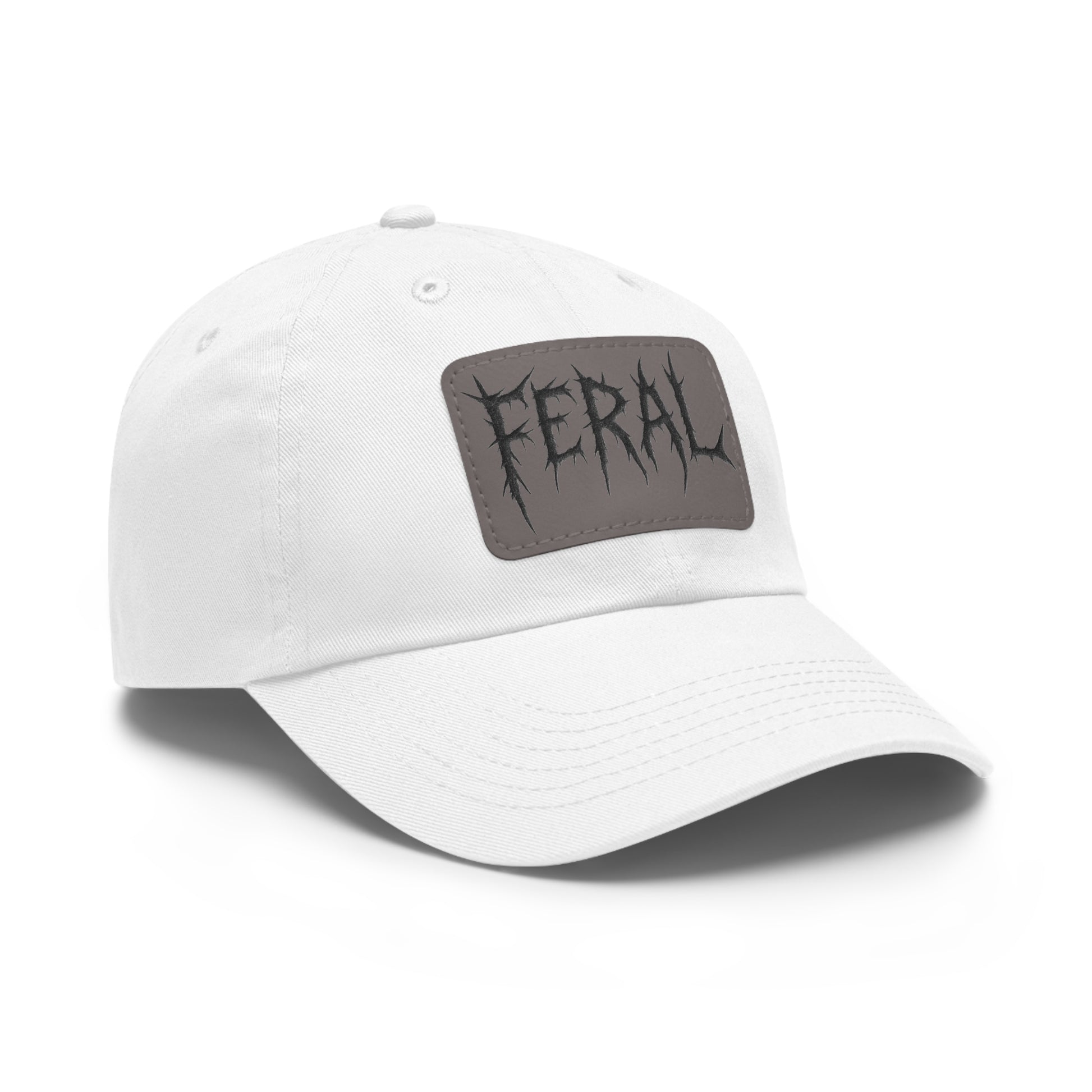 FERAL Embroidered Leather Patch Hat – Trash Cult Supply Co.
