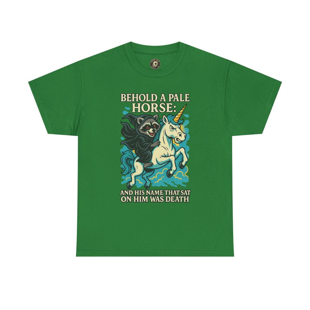 Behold a Pale Horse – Raccoon of Death Shirt | Gildan 5000 Unisex Tee