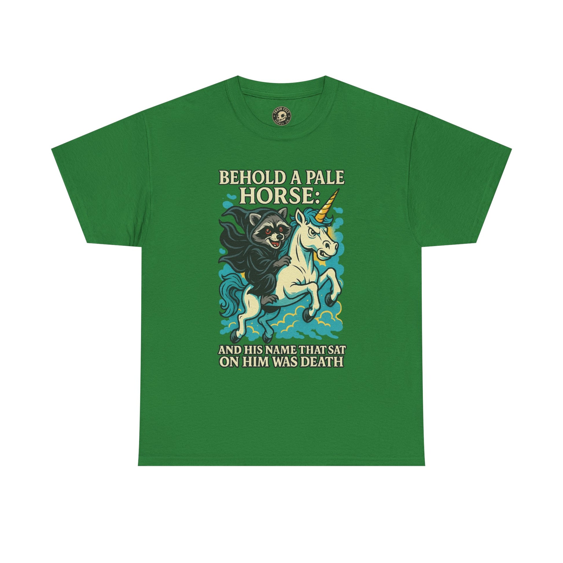 Behold a Pale Horse – Raccoon of Death Shirt | Gildan 5000 Unisex Tee
