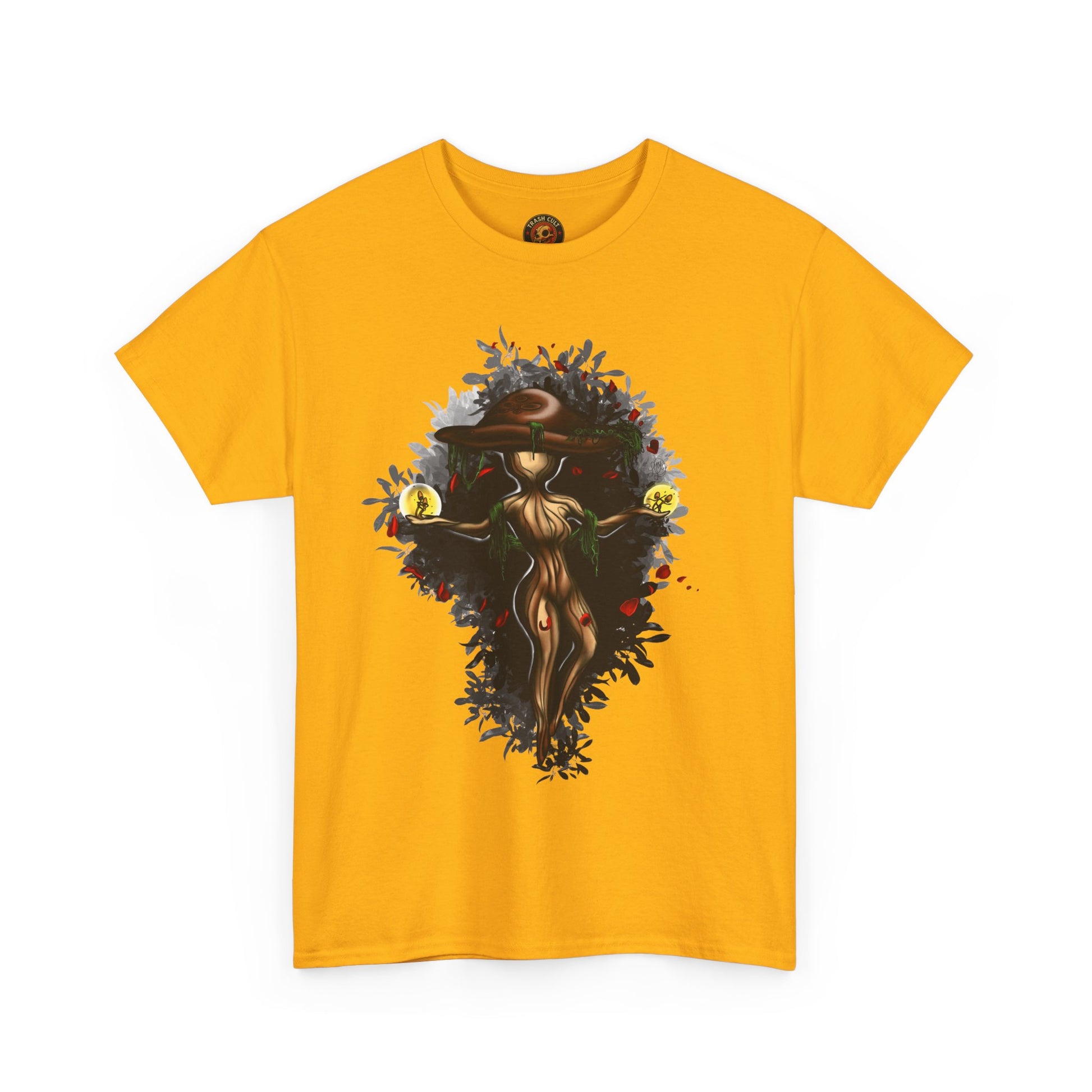 Mushroom Spirit T-Shirt – Lara Davenport x Trash Cult Supply Co. Collab (Gildan 5000)