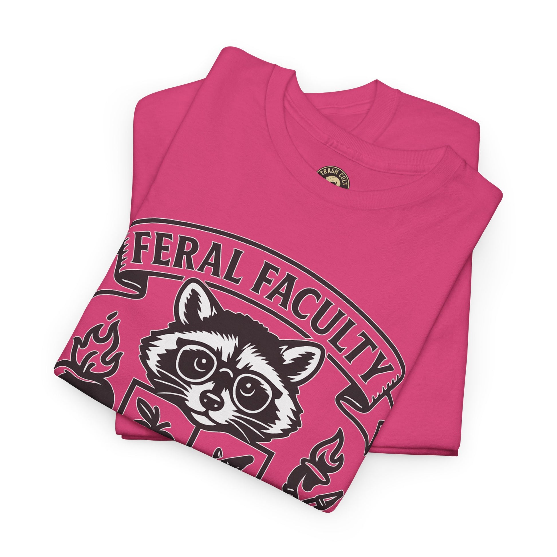 Feral Faculty Tee, Fun Teacher Shirt, Animal Lover Gift, Cool Graphic Tee, Casual Everyday Wear, Unisex Cotton T-Shirt