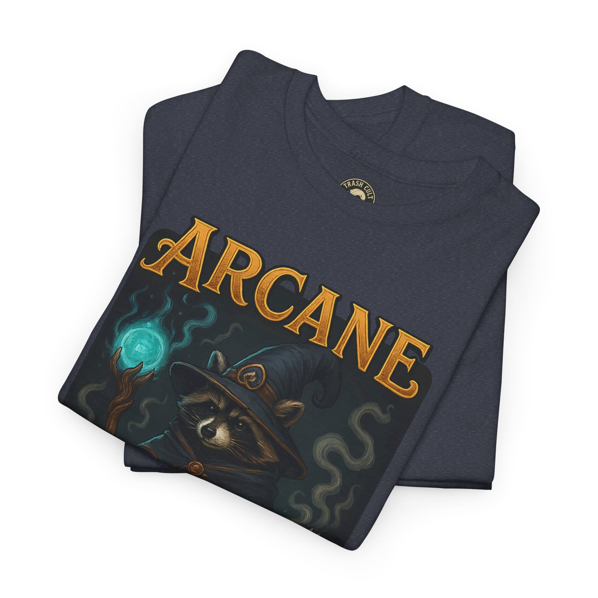 Arcane Trash Cult Unisex Heavy Cotton Tee, Cult Merchandise, Witchy Style, Halloween Tee, Casual Everyday Wear