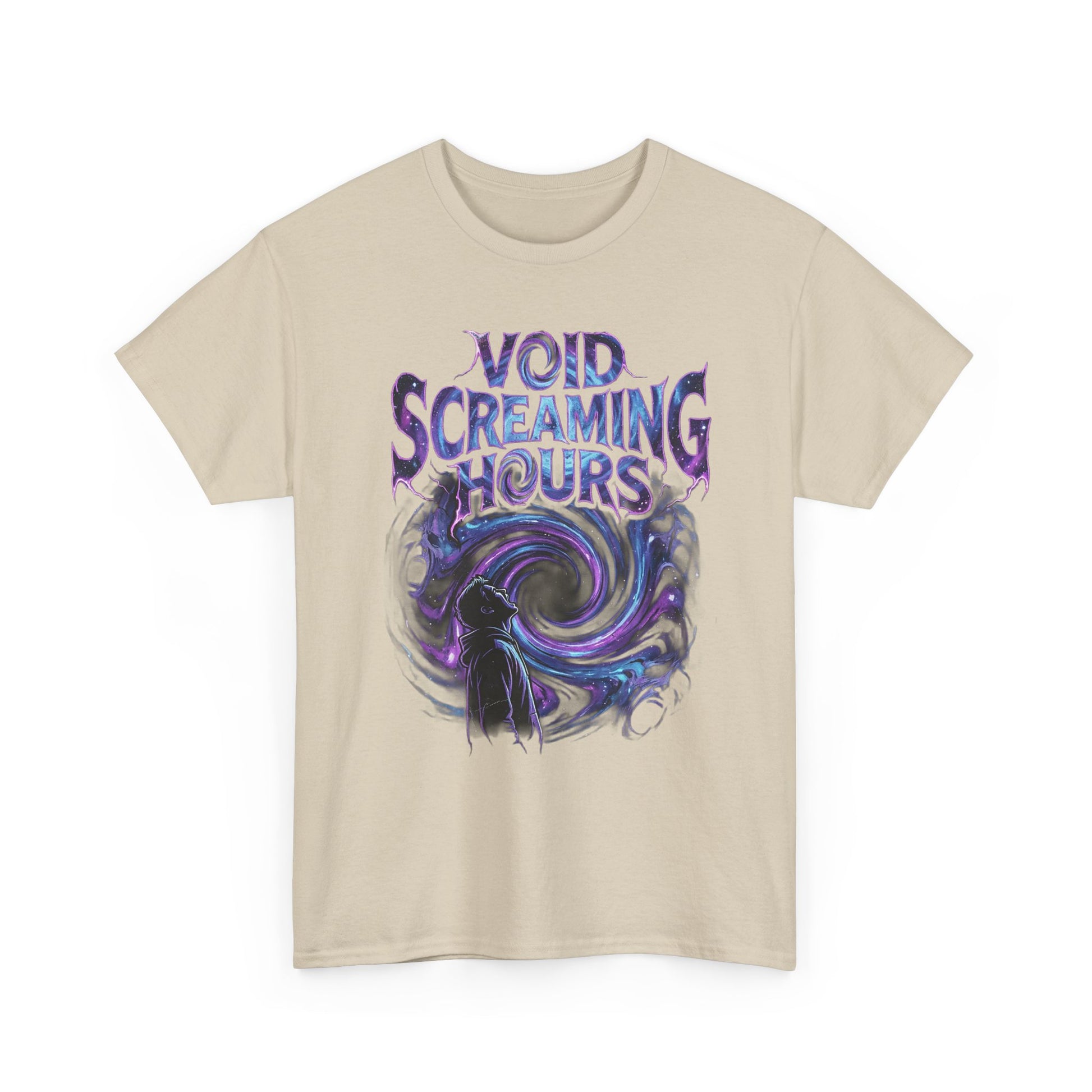 Void Screaming Hours Tee — Gothic Cosmic Horror T‑Shirt