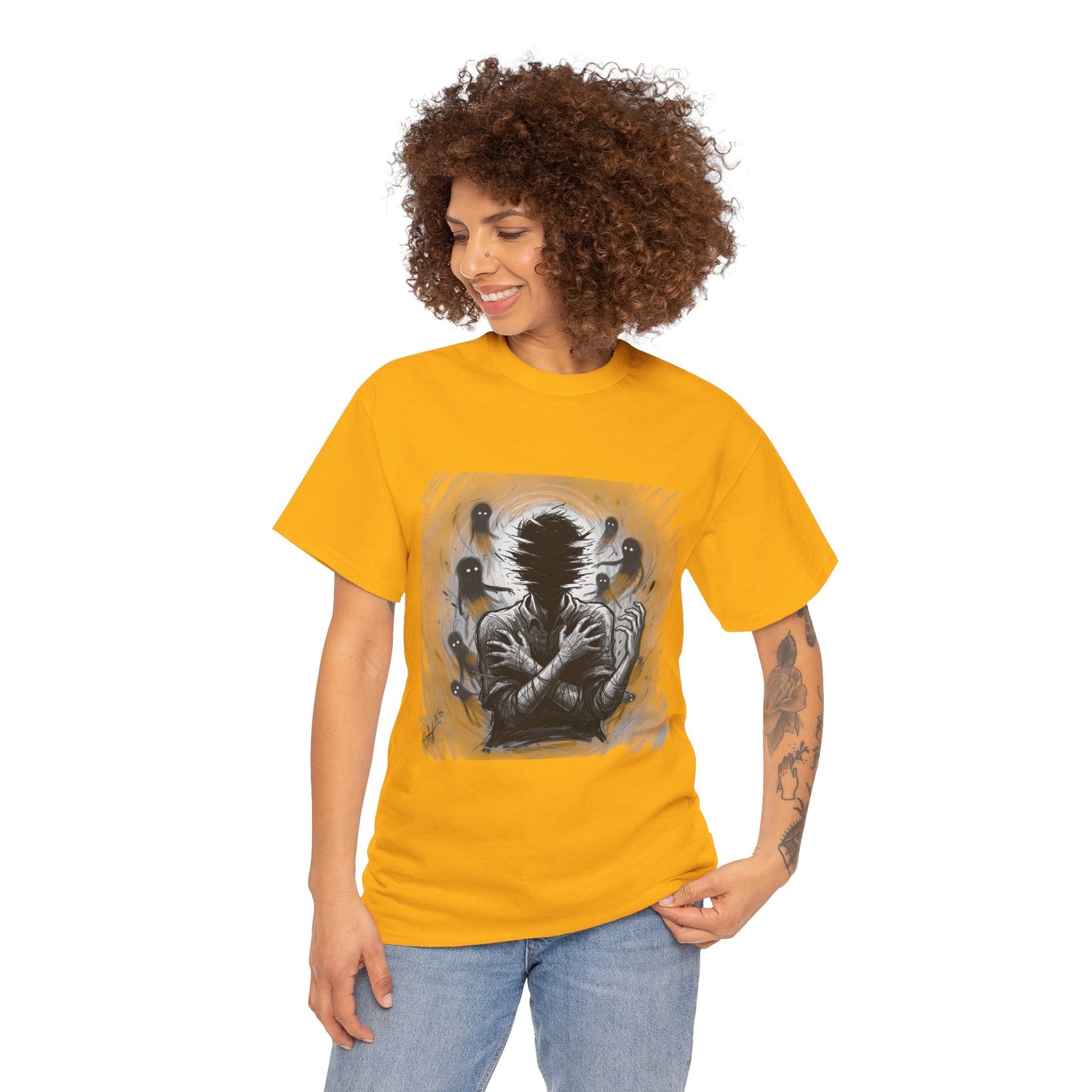 Xian Allen x Trash Cult Shirt – “Don’t Let Them In” | Ghost Spiral Emotional Horror Tee