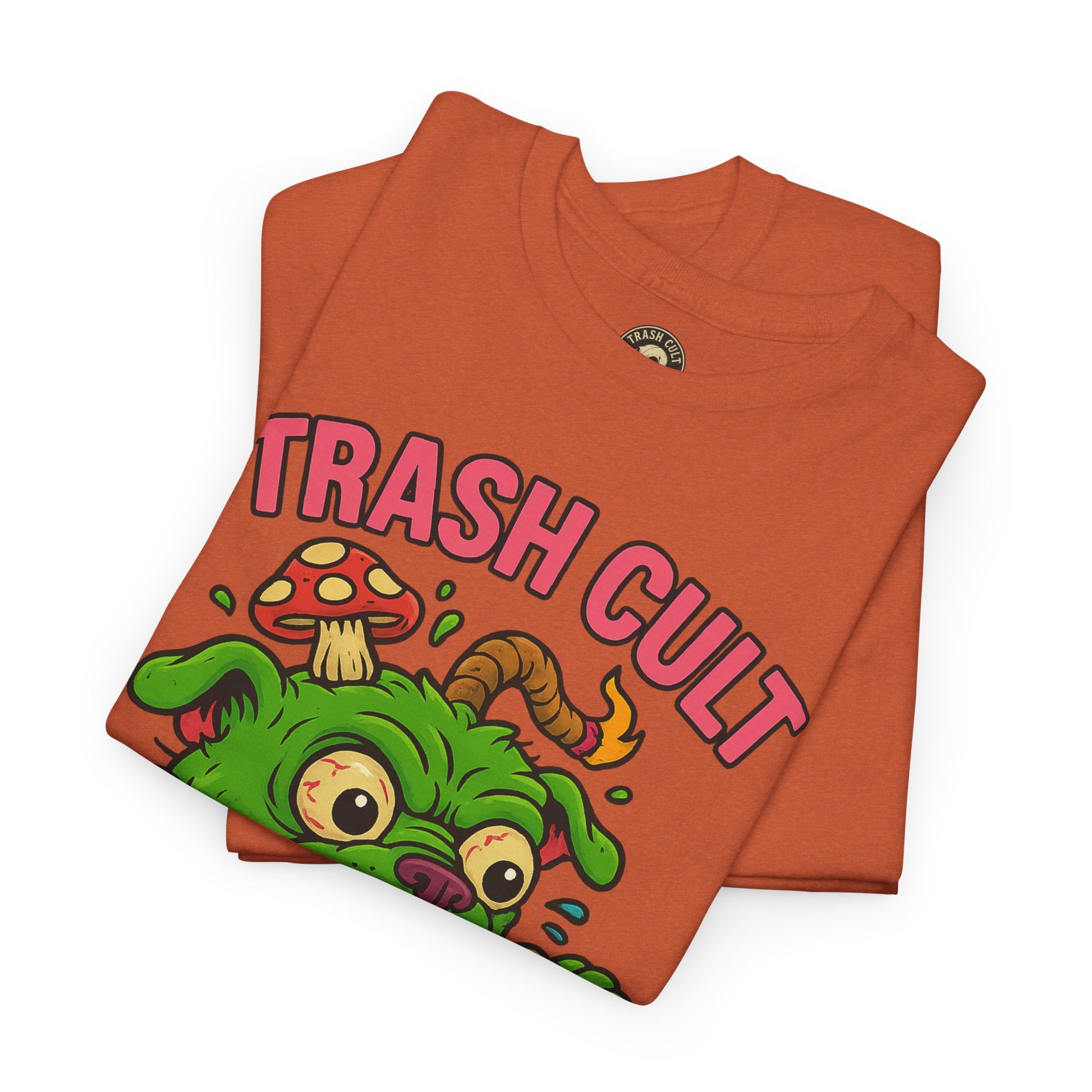 Feral Pizza Monster Shirt – Trash Cult Supply Co | Gildan 5000 Graphic Tee