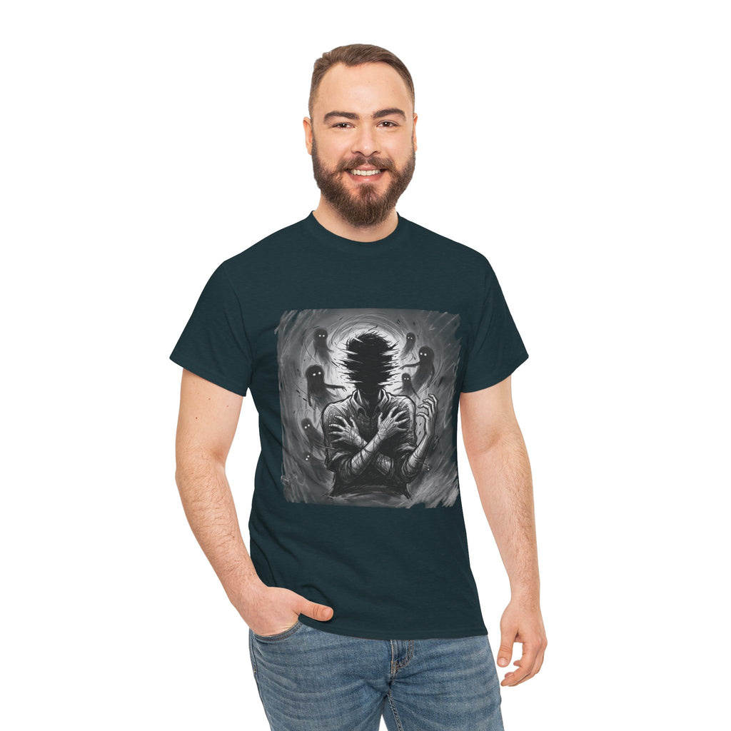 Xian Allen x Trash Cult Shirt – “Don’t Let Them In” | Ghost Spiral Emotional Horror Tee