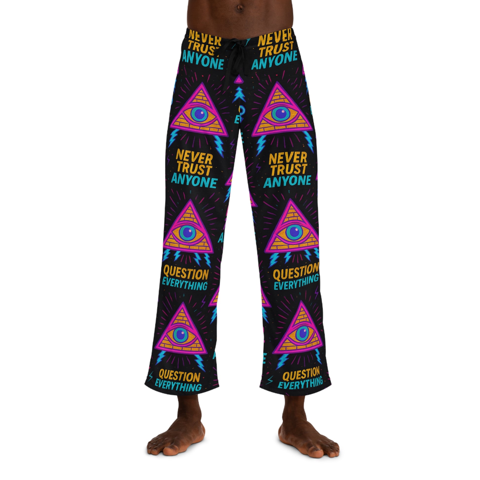 Don’t Trust Anyone – Men’s Limited Edition Pajama Pants | Illuminasty Drop