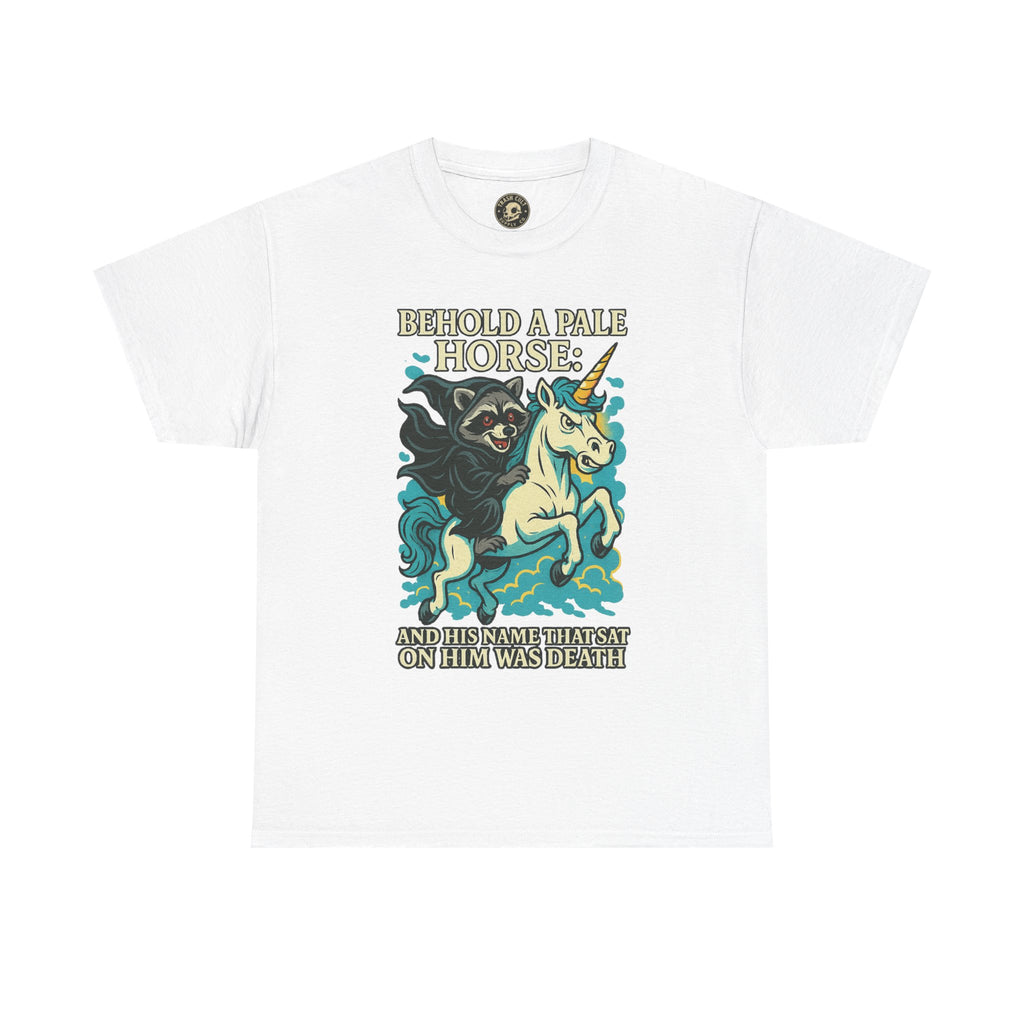 Behold a Pale Horse – Raccoon of Death Shirt | Gildan 5000 Unisex Tee